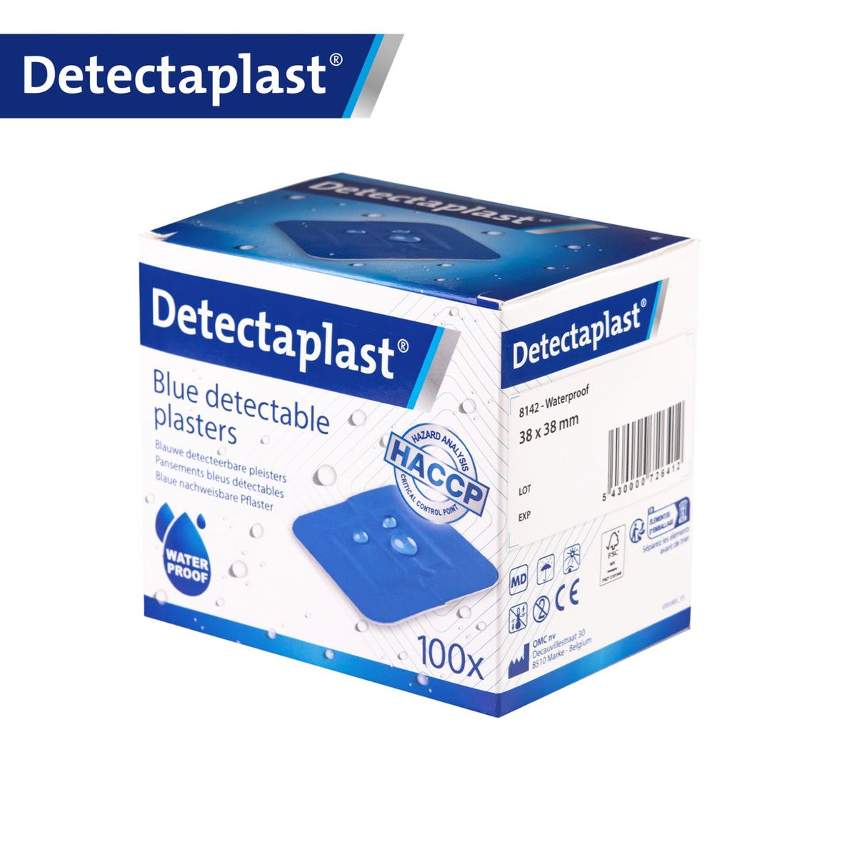 Detectaplast Universal Pflaster, blau – detektierbar, wasser- und schmutzabweisend – Ansicht 14