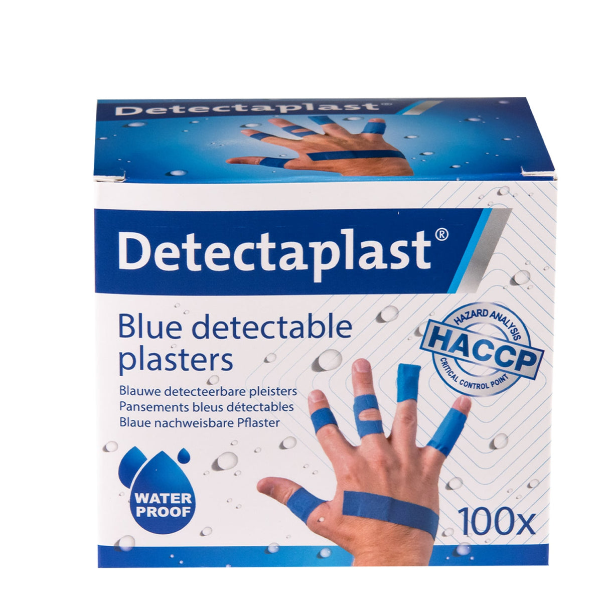 Detectaplast Universal Pflaster, blau – detektierbar, wasser- und schmutzabweisend – Ansicht 6