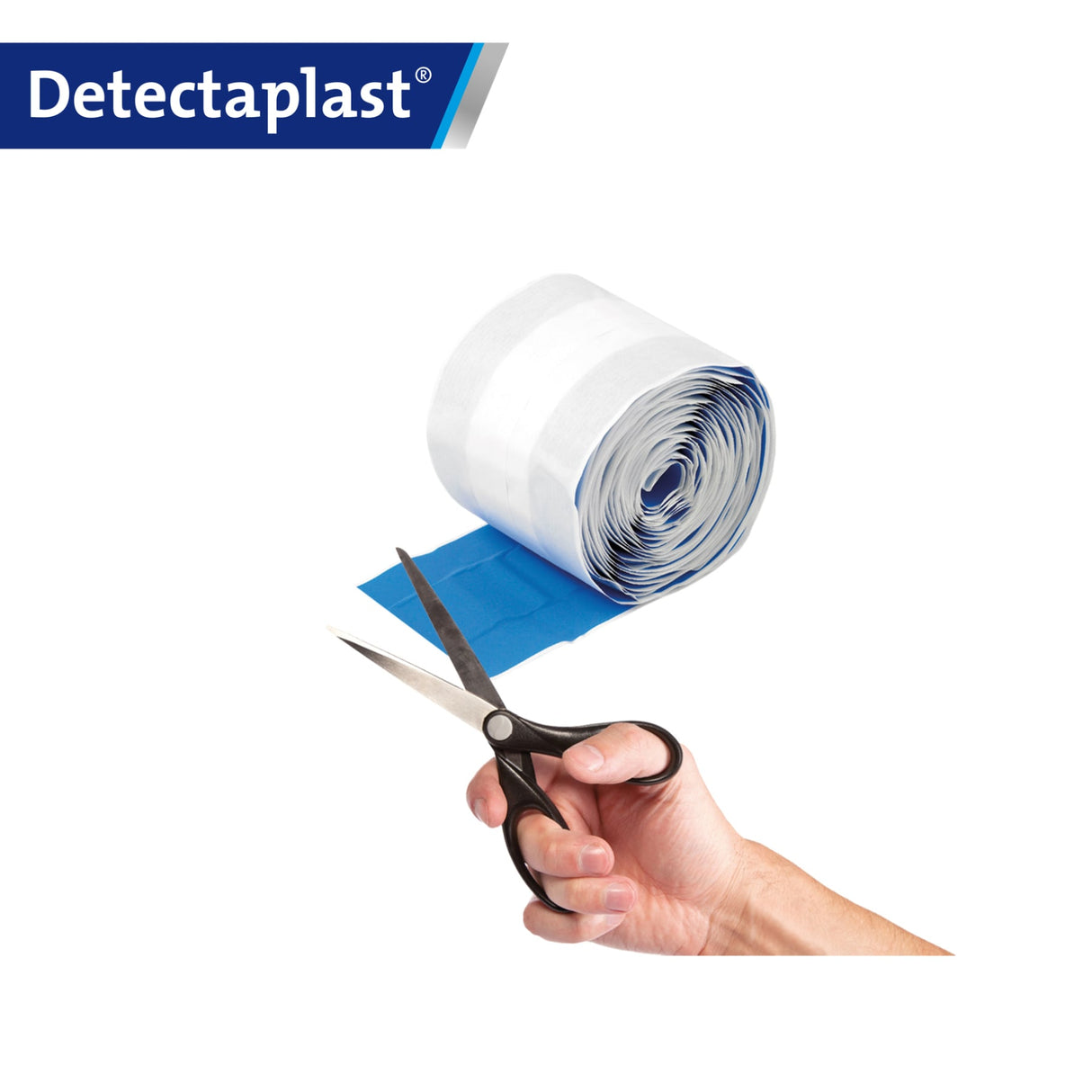 Detectaplast Universal Pflasterrolle, blau – PE-Material, metalldetektierbar, wasserfest – Ansicht 8