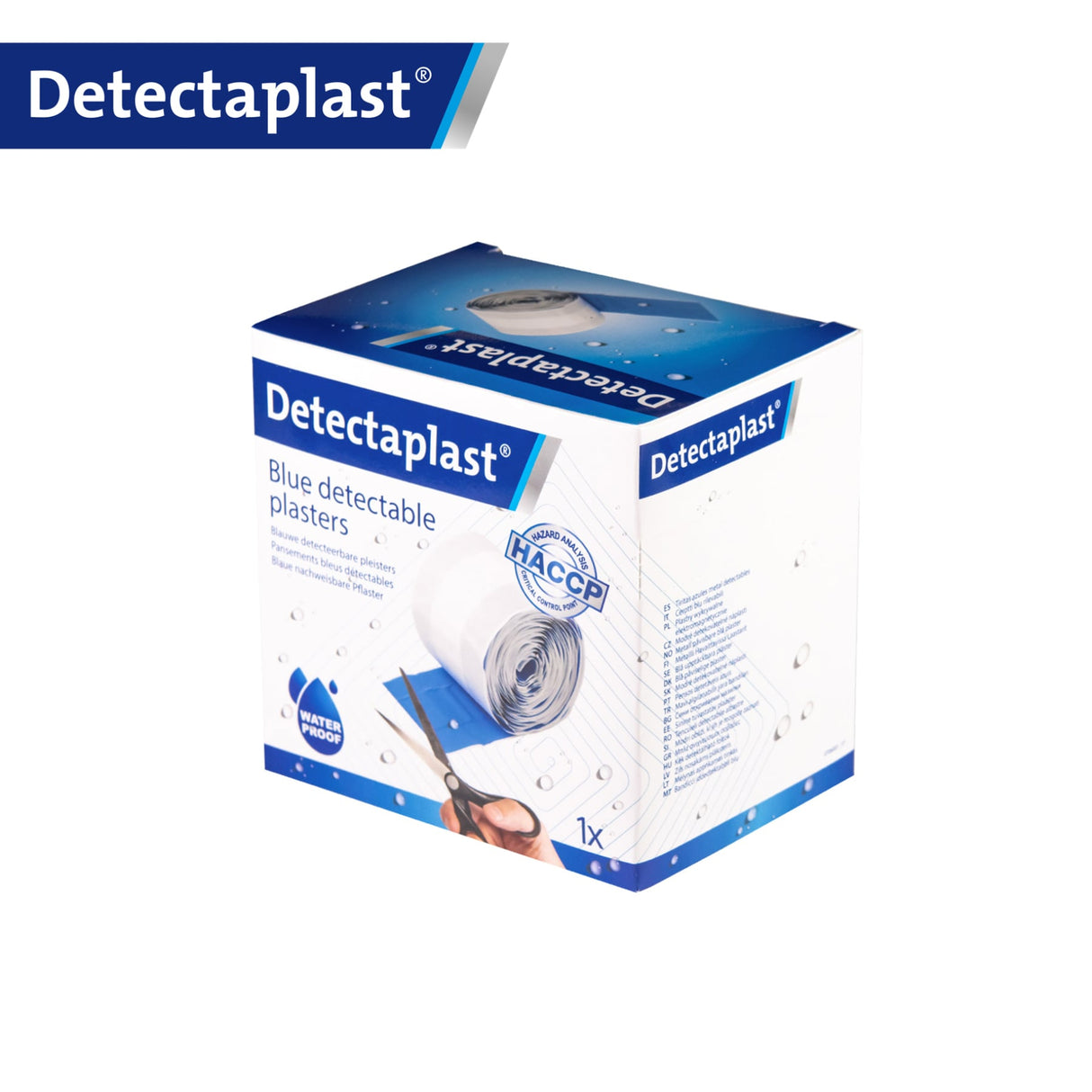 Detectaplast Universal Pflasterrolle, blau – PE-Material, metalldetektierbar, wasserfest – Ansicht 12