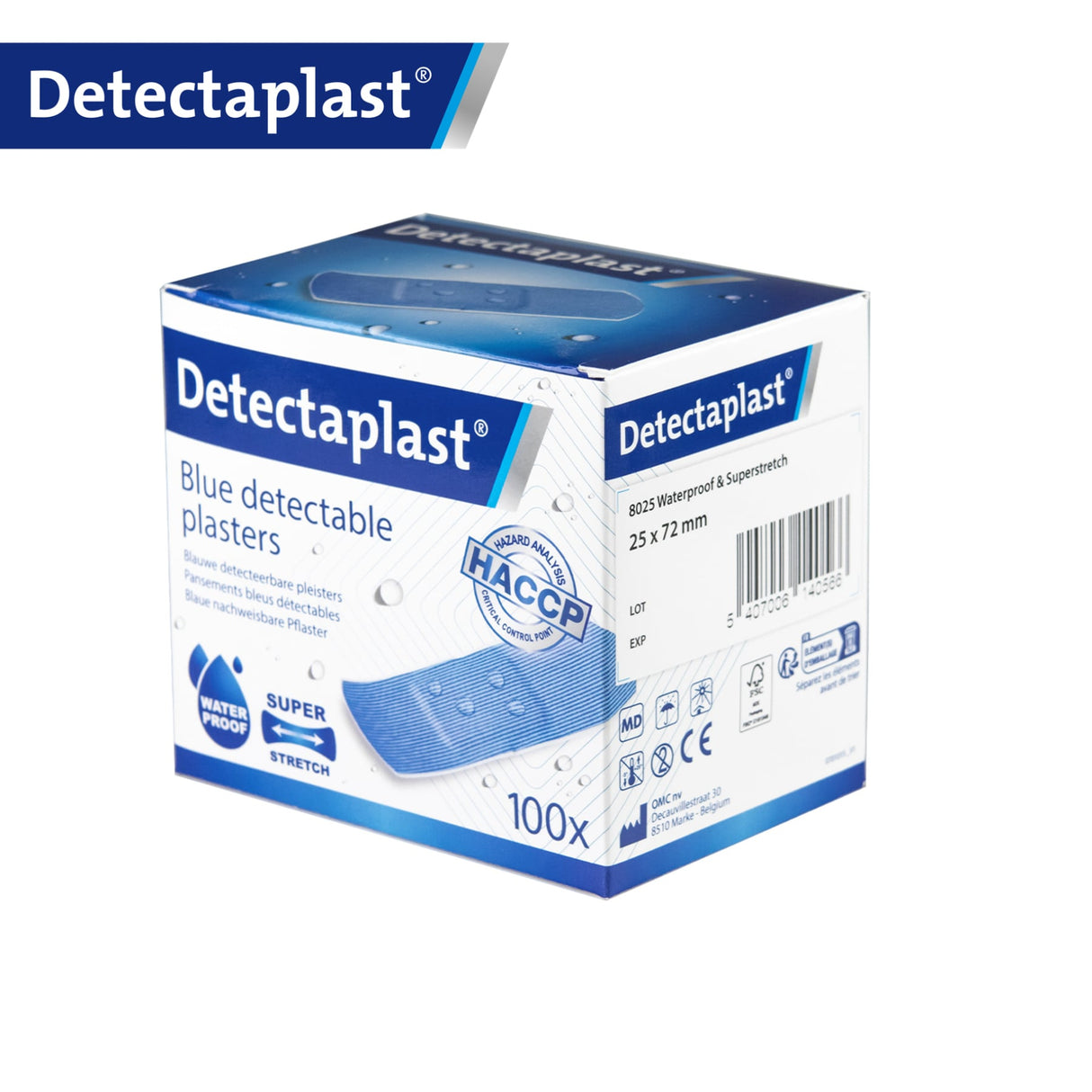 Detectaplast Premium Pflaster, blau – elastisch, detektierbar und wasserabweisend – Ansicht 4