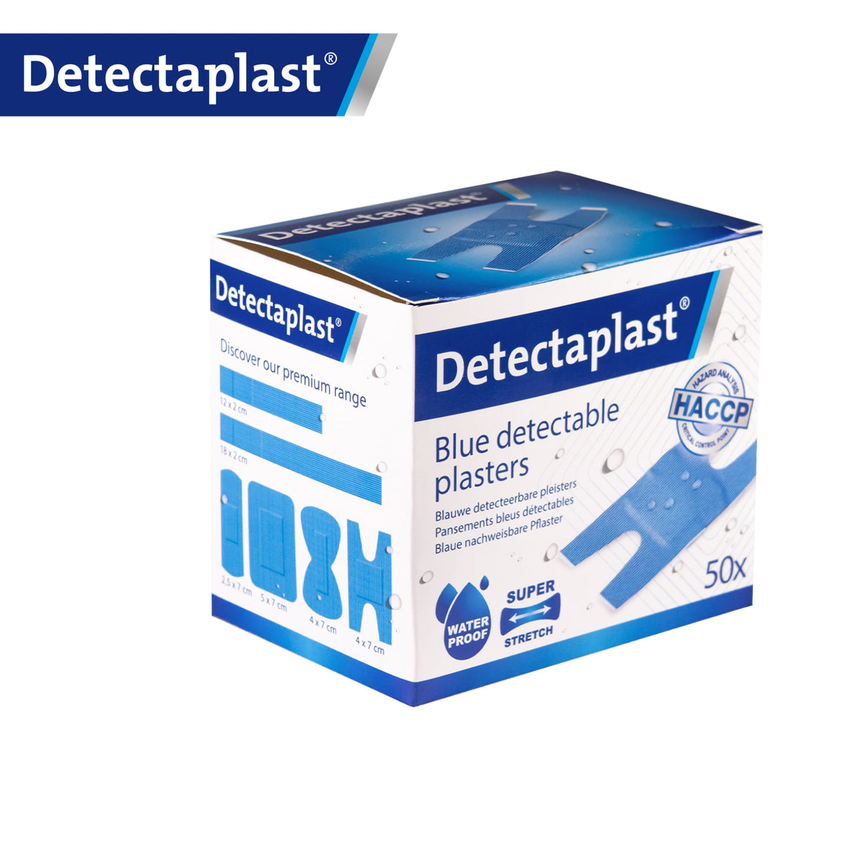 Detectaplast Premium Pflaster, blau – elastisch, detektierbar und wasserabweisend – Ansicht 25
