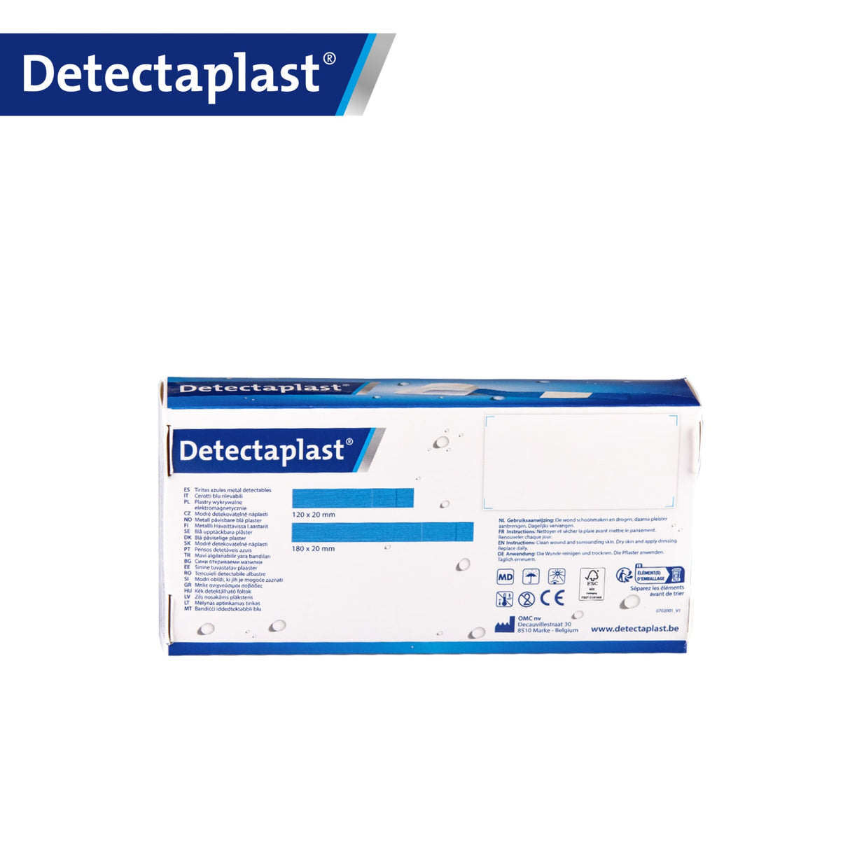 Detectaplast Premium Pflaster, blau – elastisch, detektierbar und wasserabweisend – Ansicht 31