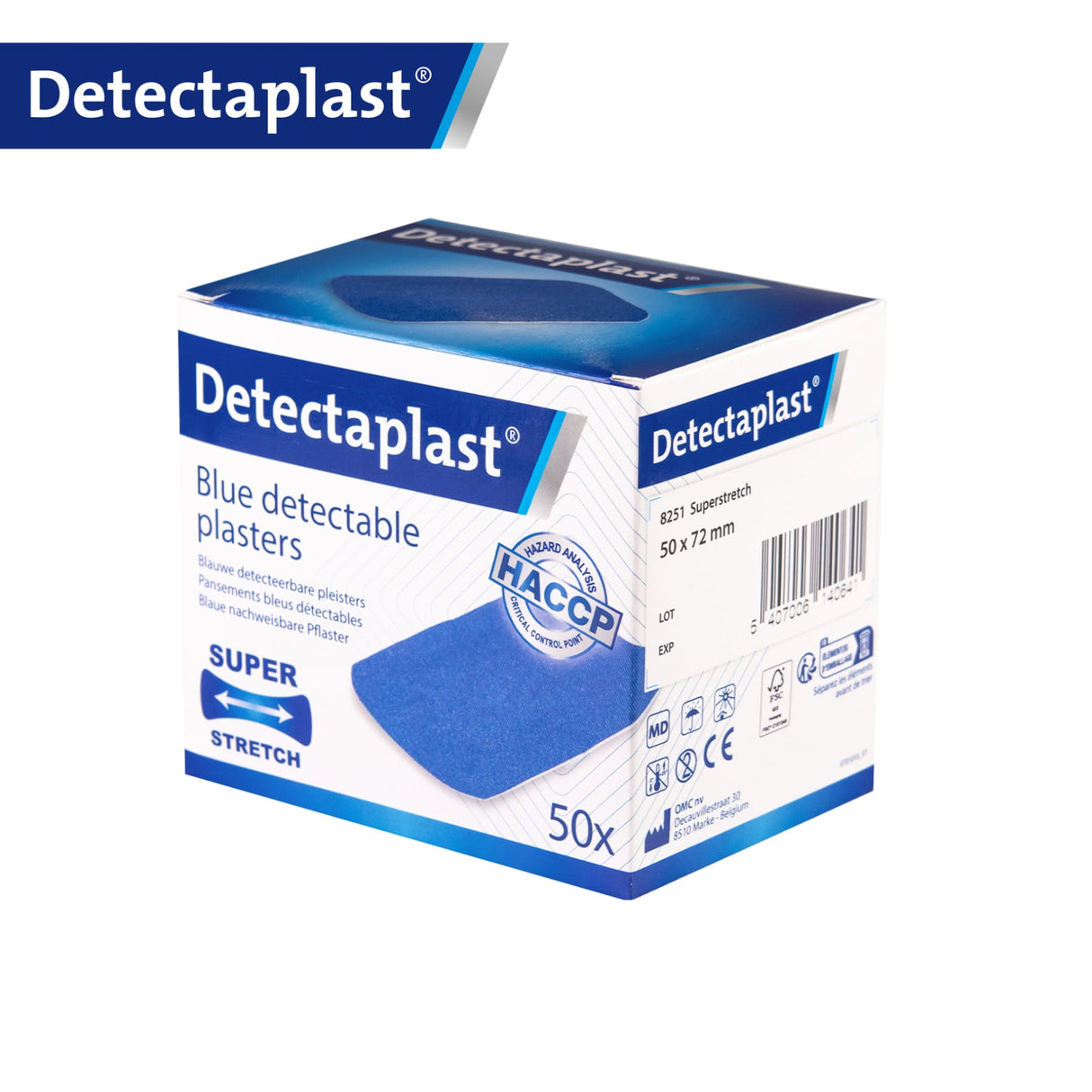 Detectaplast Elastic Pflaster, blau – textilelastisch und detektierbar – Ansicht 19
