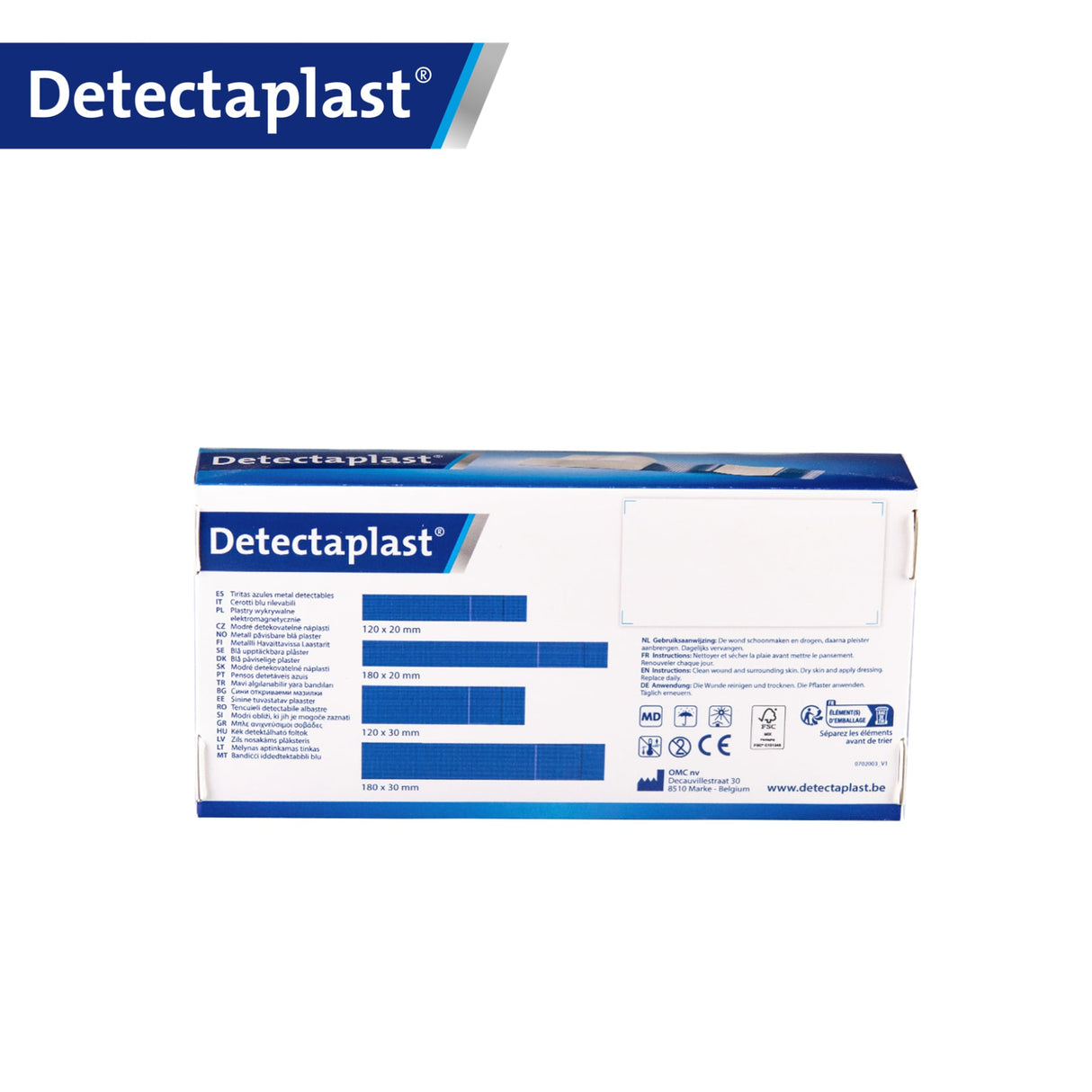 Detectaplast Elastic Pflaster, blau – textilelastisch und detektierbar – Ansicht 59