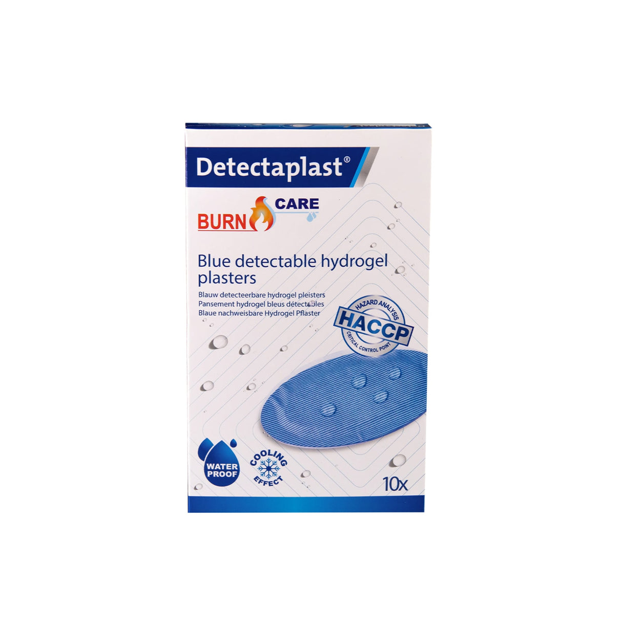 Detectaplast Hydrogel Pflaster, blau – kühlend, feuchtigkeitsspendend und detektierbar – Ansicht 5