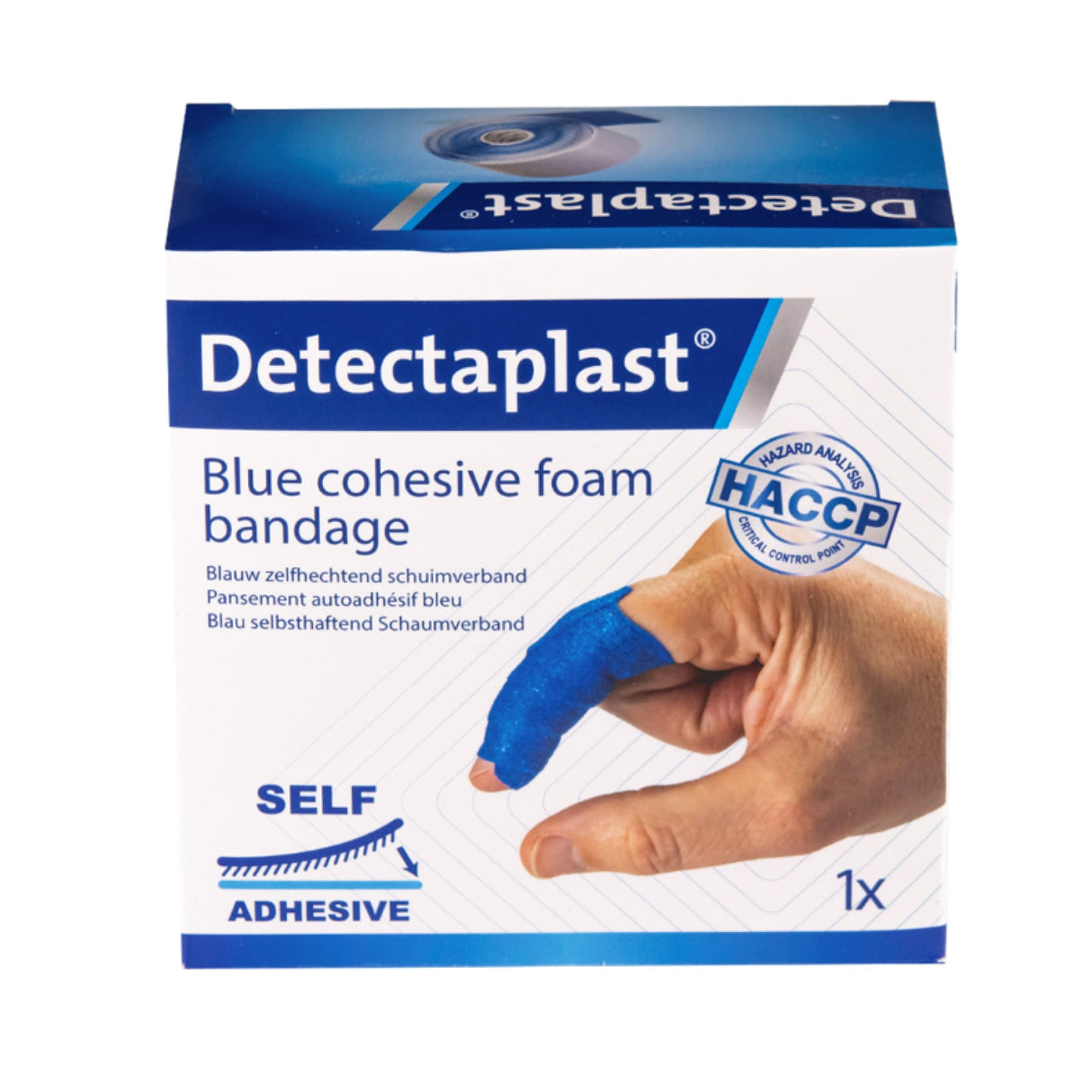 Detectaplast selbsthaftender Schaumverband, klebstofffrei – elastisch, HACCP-geeignet – Ansicht 16