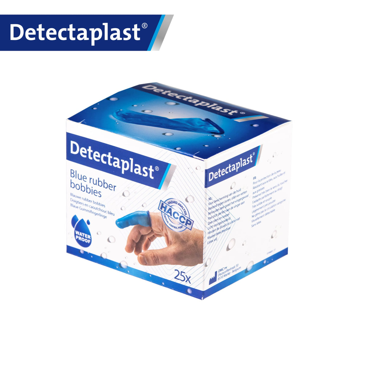 Detectaplast Gummifingerlinge, HACCP-geprüft, blau – Ansicht 2