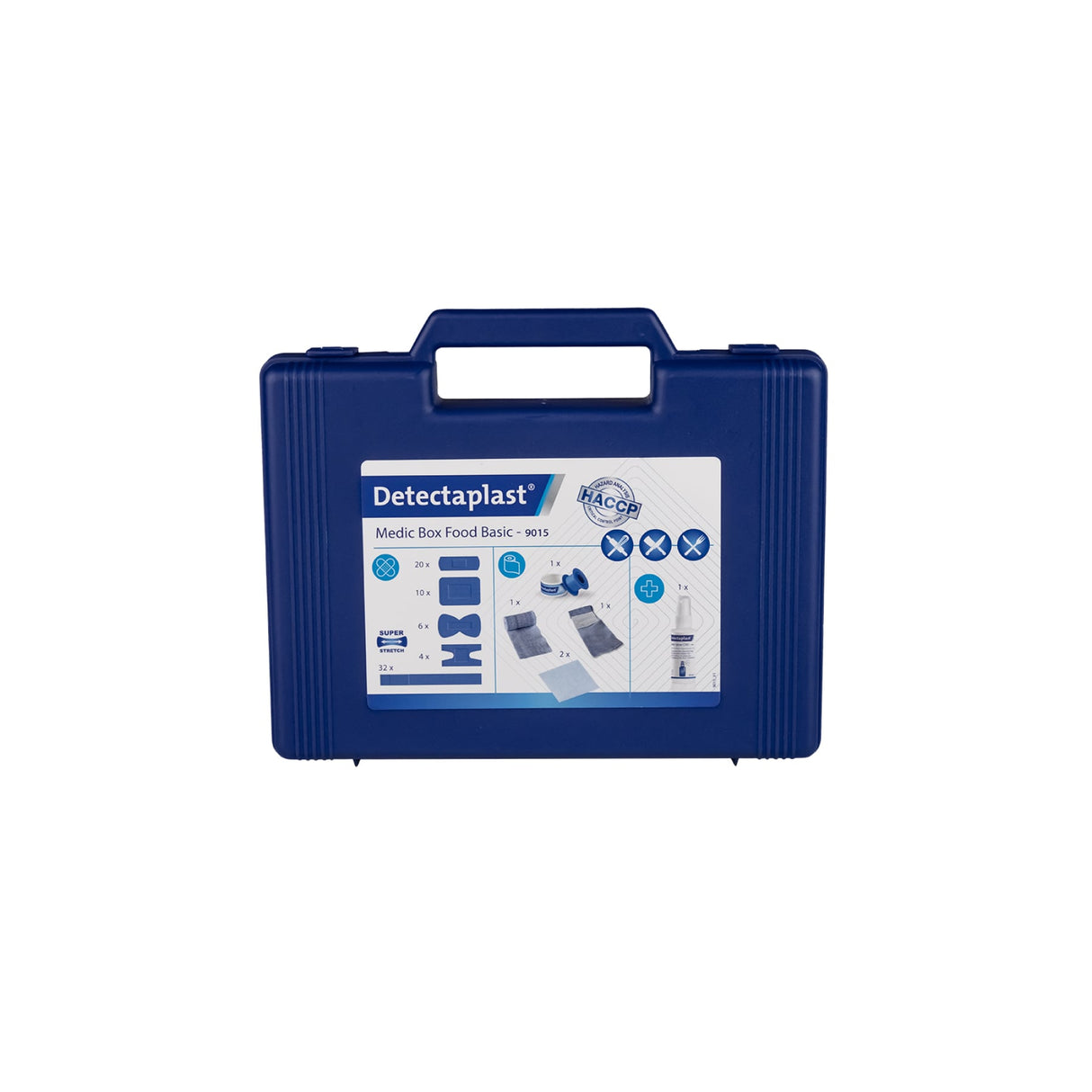 Detectaplast Pflasterset HACCP Basic, Komplettset mit Verbandsmaterial
