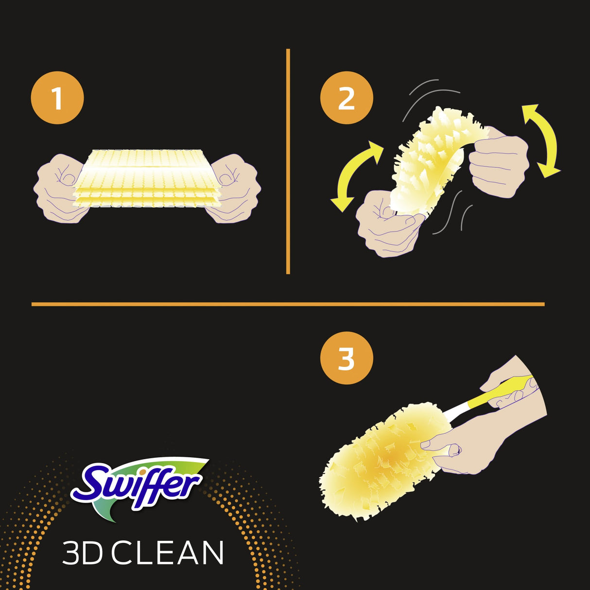 Swiffer Staubmagnet 3D Nachfülltücher mit flauschigen Fasern – Ansicht 4