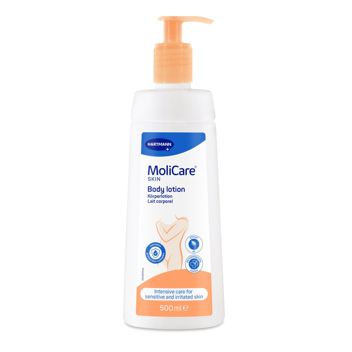 MoliCare Skin Körperlotion, feuchtigkeitsspendend – mit Mandelöl