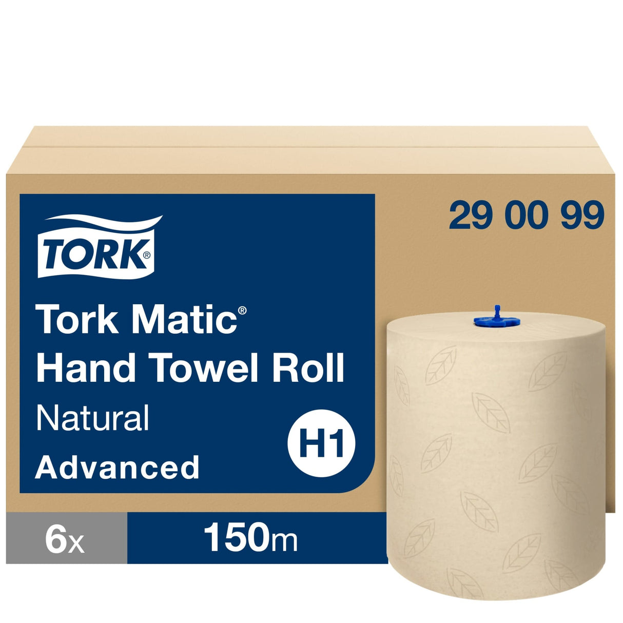 Tork Matic Rollenhandtuchpapier, 2-lagig, natur, H1