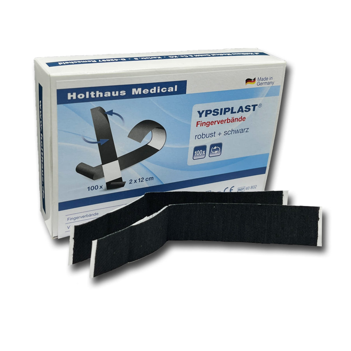 Holthaus Medical YPSIPLAST Fingerverbände, robust, schwarz
