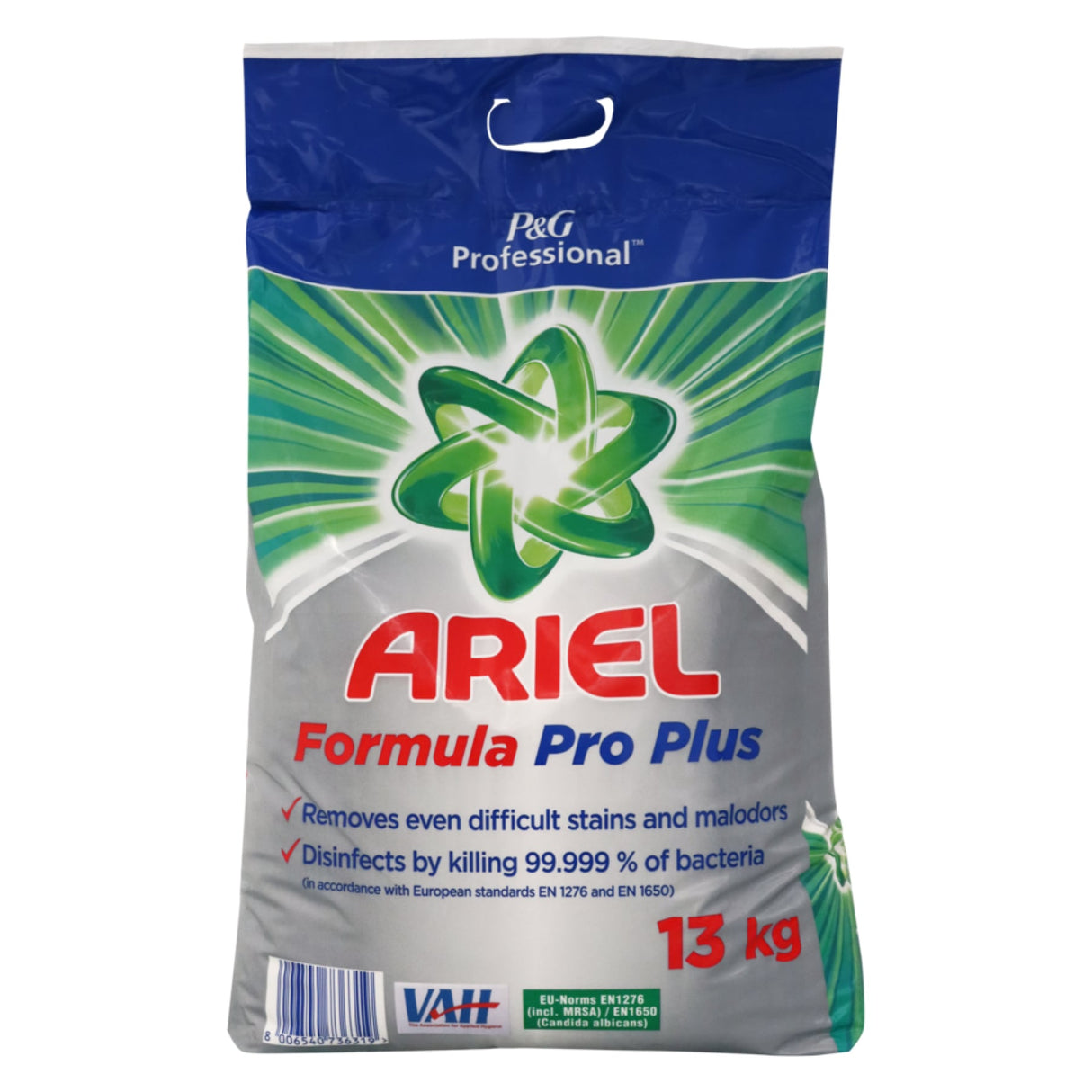 Ariel Professional Formula Pro Plus Desinfektionswaschmittel, 20–95 °C, für weiße und farbige Textilien