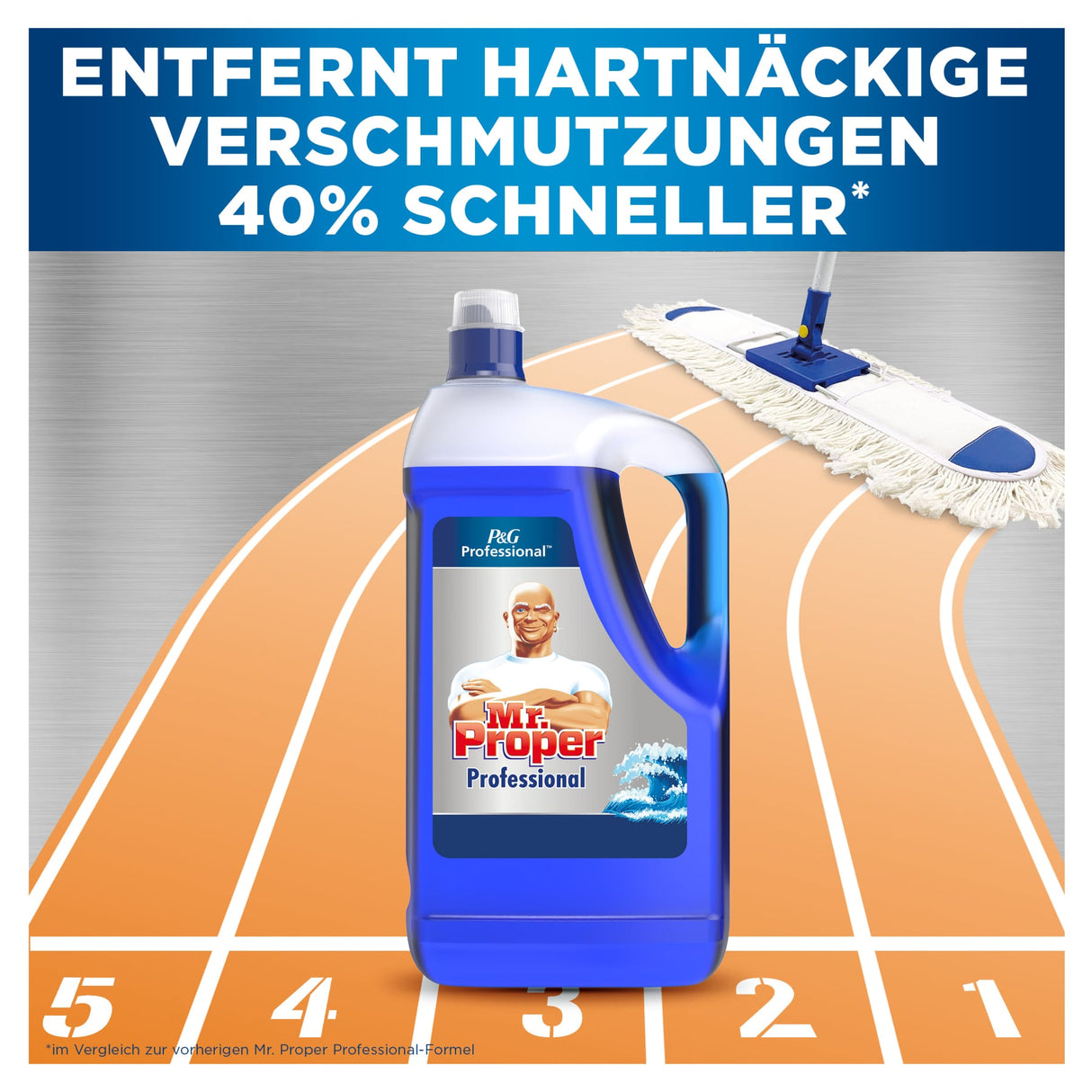 Mr. Proper Professional Allzweckreiniger Ocean mit langanhaltendem Glanz – Ansicht 4