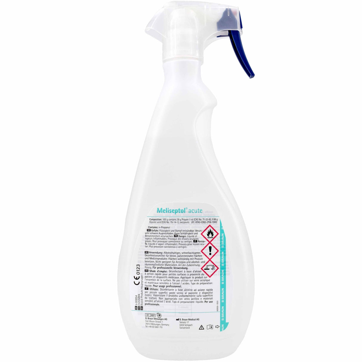 B. Braun Meliseptol acute Flächendesinfektionsmittel, parfümfrei – Ansicht 5