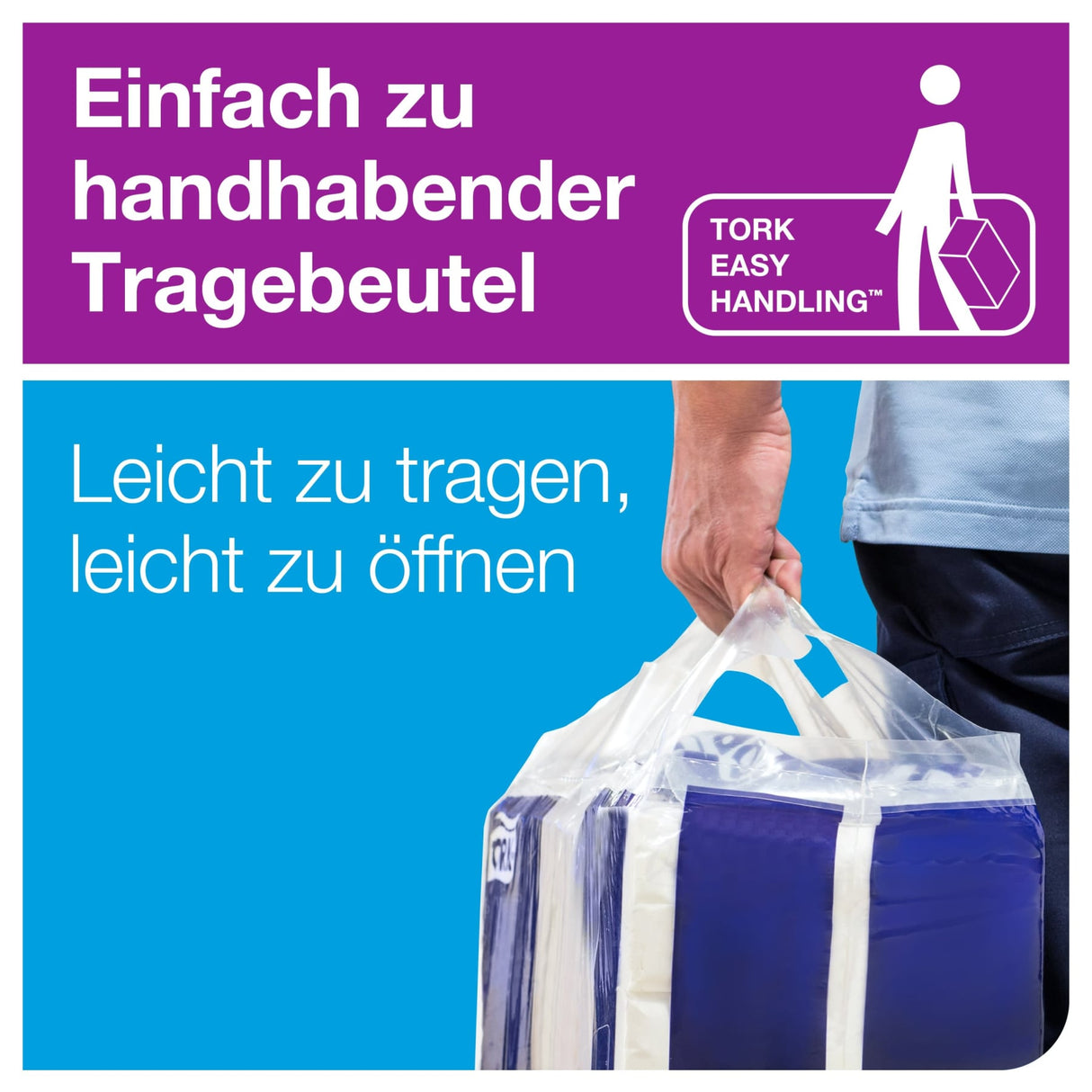 Tork Xpress Multifold Papierhandtücher H2, 2-lagig, weiß, 24 x 21,2 cm – Ansicht 8