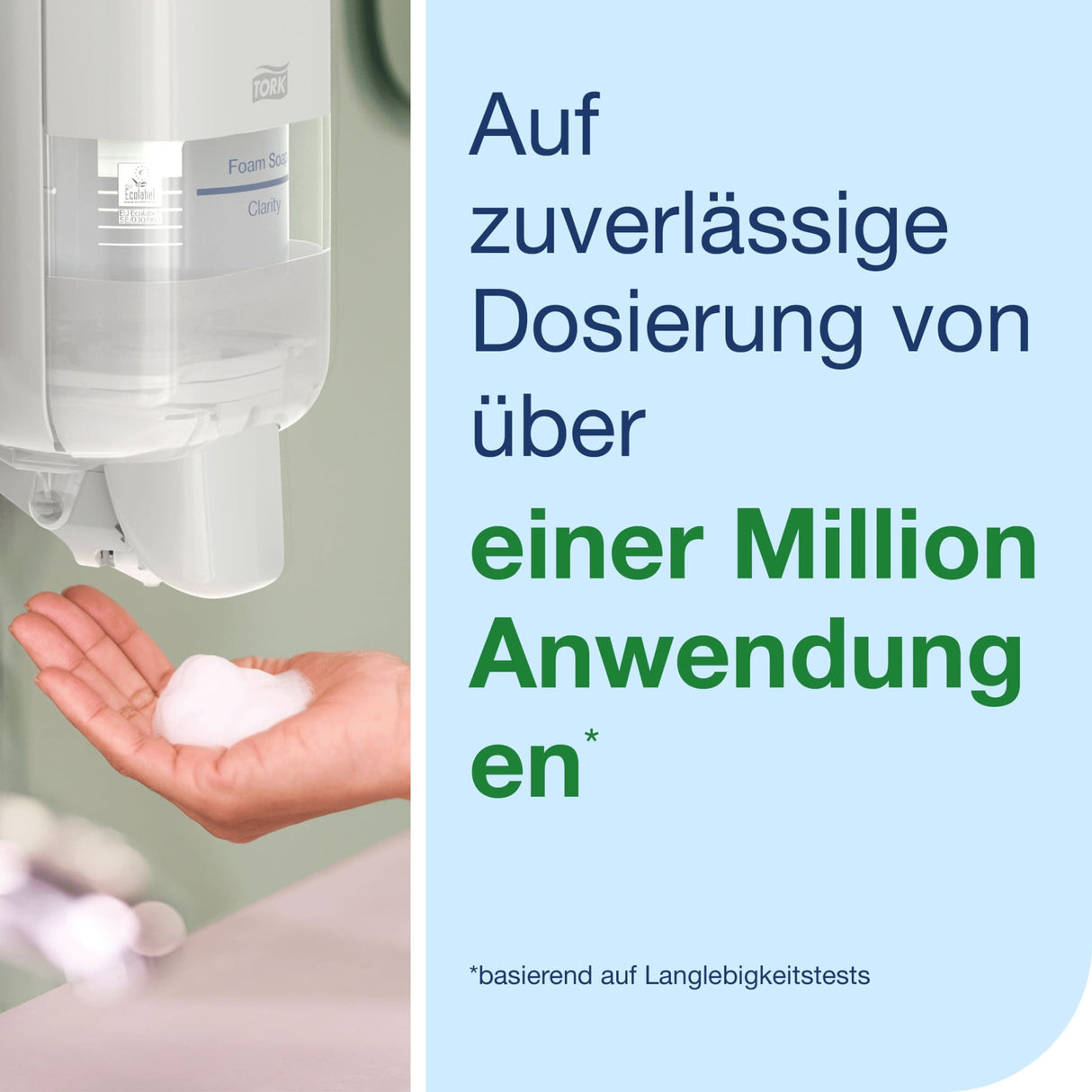 Tork Elevation Seifen- und Desinfektionsmittelspender S4, mit Sichtfenster – Ansicht 3