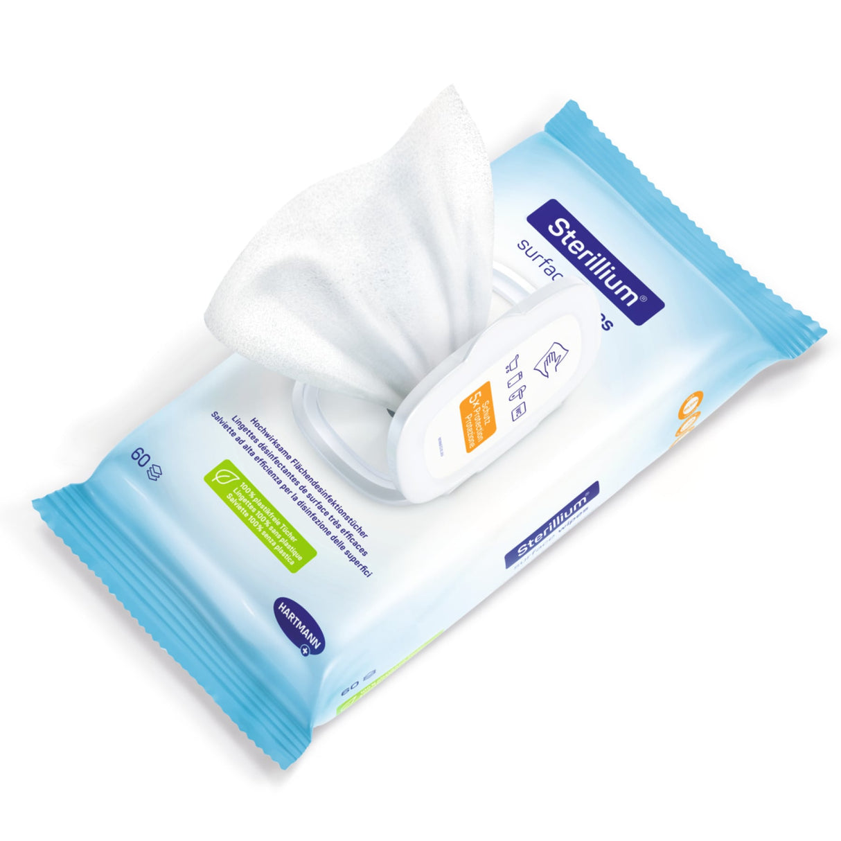 Hartmann Sterillium surface wipes Flächendesinfektionstücher, materialschonend und plastikfrei – Ansicht 2