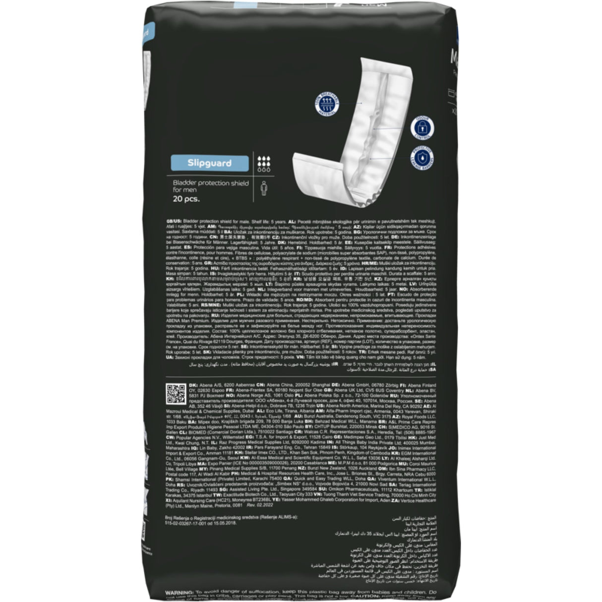 ABENA® Man Premium Slipguard Inkontinenzeinlagen – Ansicht 3