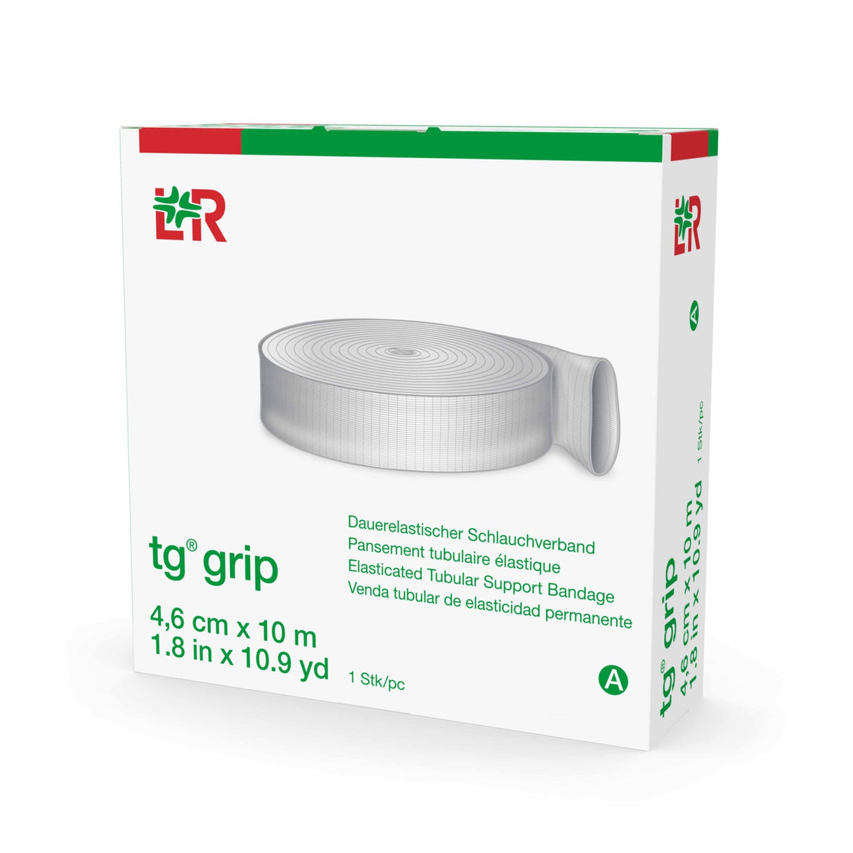 Lohmann & Rauscher tg grip Stütz-Schlauchverband, 10 m, querelastisch und hautfreundlich – Ansicht 3