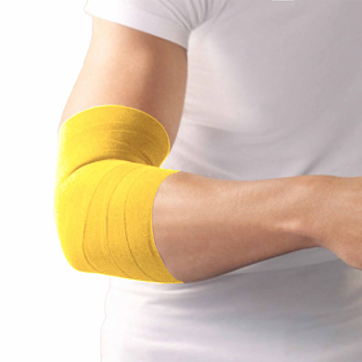 Lohmann & Rauscher Haftelast Fixierbinde, latexfrei, gelb, selbsthaftend