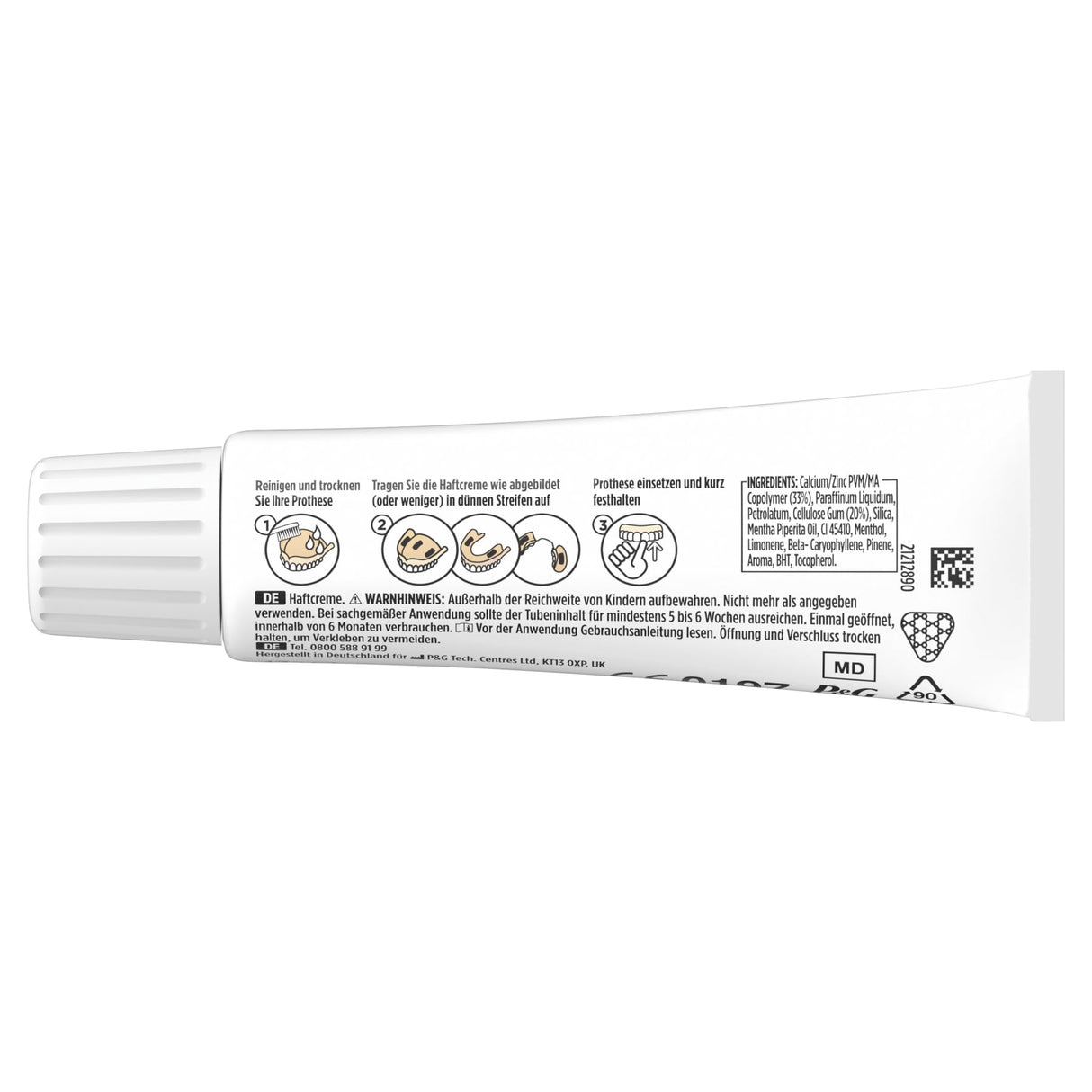 blend-a-dent Complete Haftcreme, Originale Frische, für Voll- und Teilprothesen – Ansicht 3