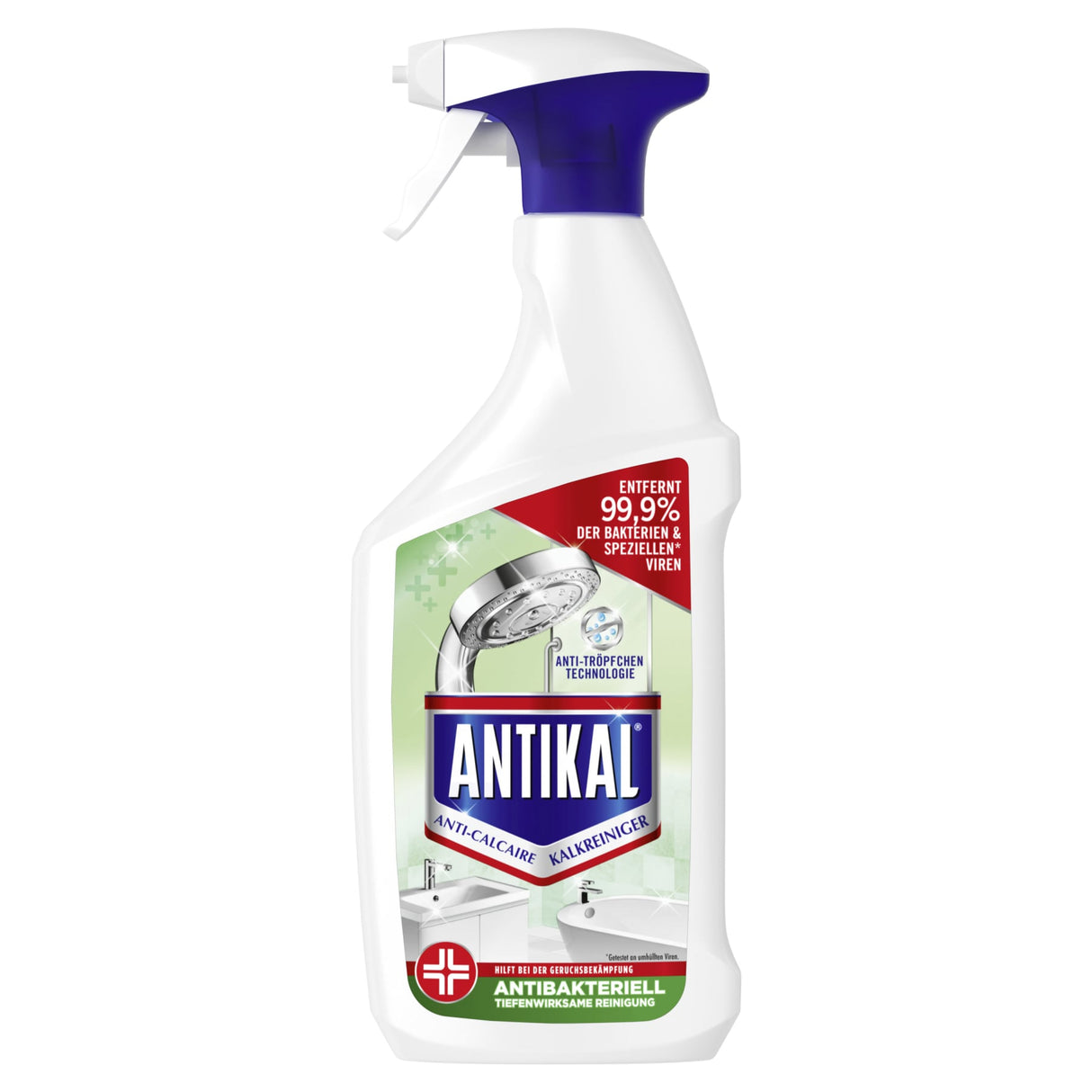Antikal Kalkreiniger antibakteriell, tiefenwirksam für Bad & Sanitär