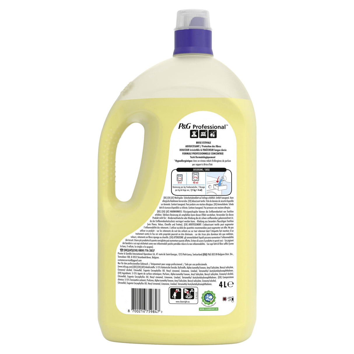 Lenor Professional Weichspüler Sommerbrise für den professionellen Wäscheservice – Ansicht 2