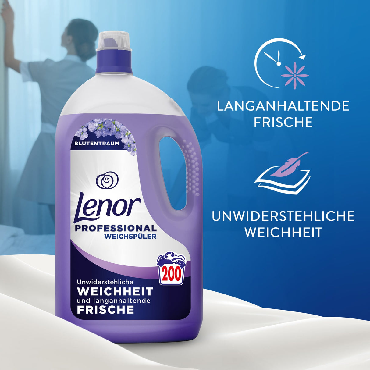 Lenor Professional Weichspüler Blütentraum mit aromatischer Kräuternote – Ansicht 3