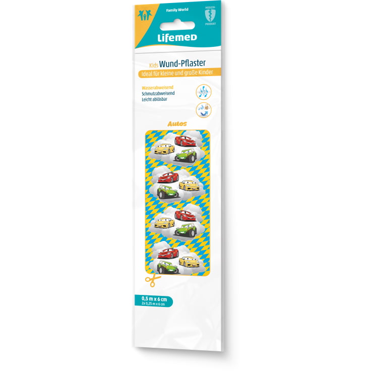 Lifemed Wundpflaster Kids latexfrei Motive - 50 cm x 6 cm