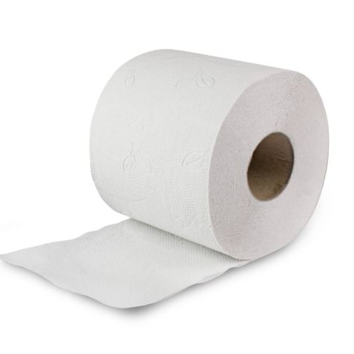 ZVG Toilettenpapier 3-lagig, weiß – 250 Blatt/Rolle, mit Blumendekor – Ansicht 3