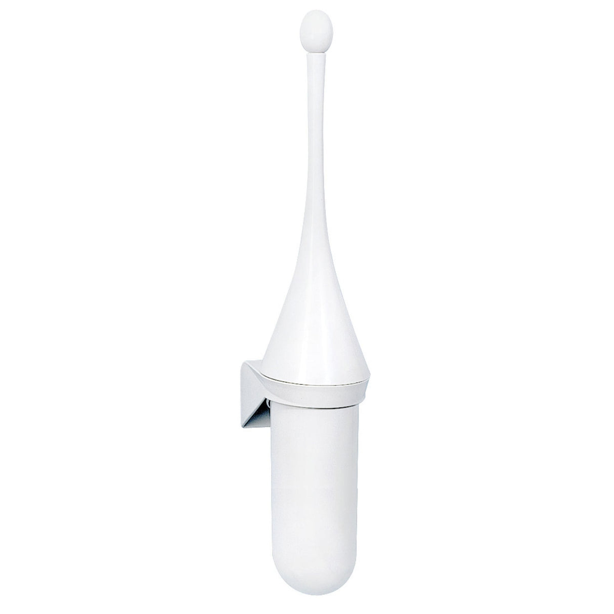 CWS Clear plus WC-Bürste, wandhängend, weiß, mit Geruchs- und Sichtschutz