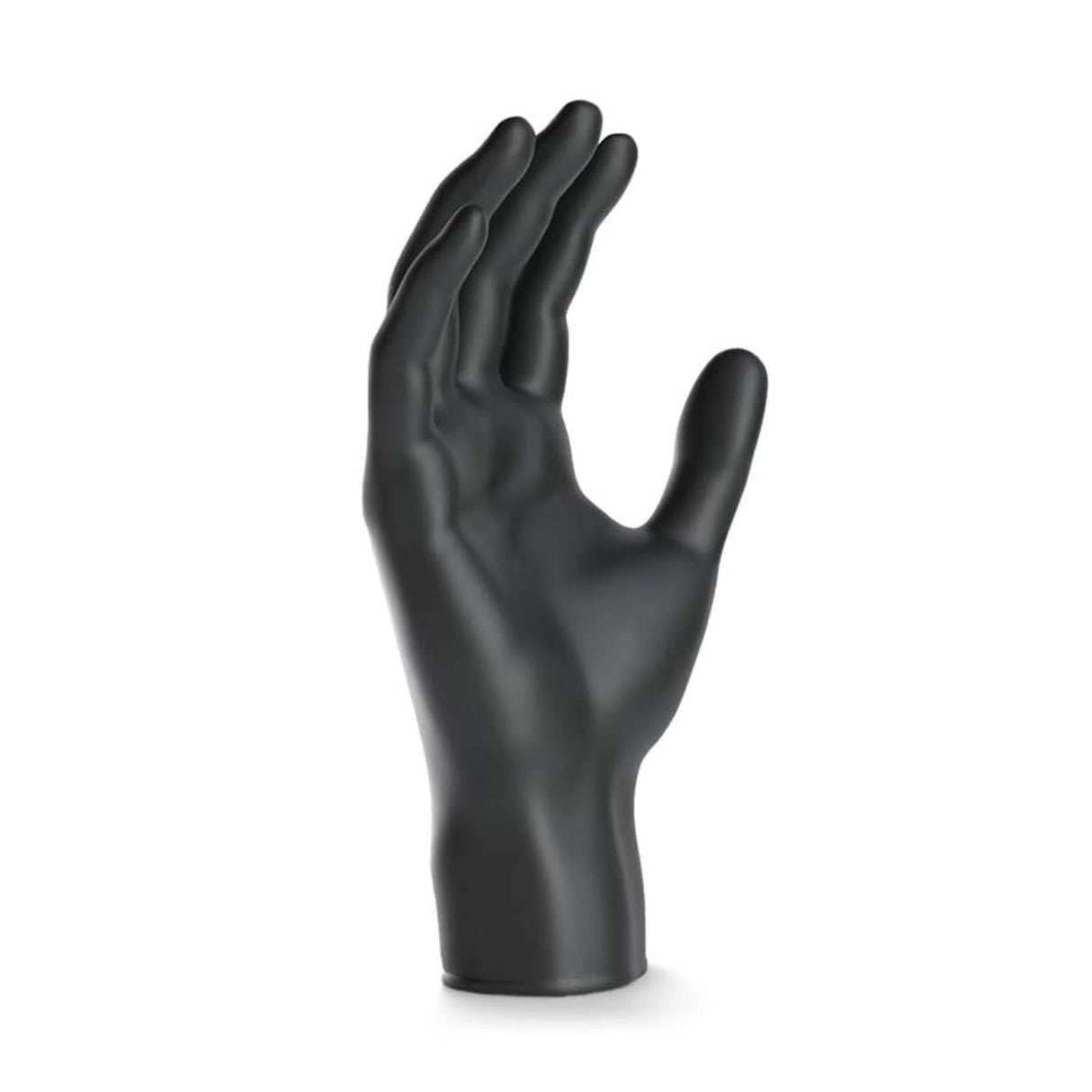 ARNOMED Nitril Midnight Black Einmalhandschuhe, puderfrei, schwarz – extra reißfest – Ansicht 3