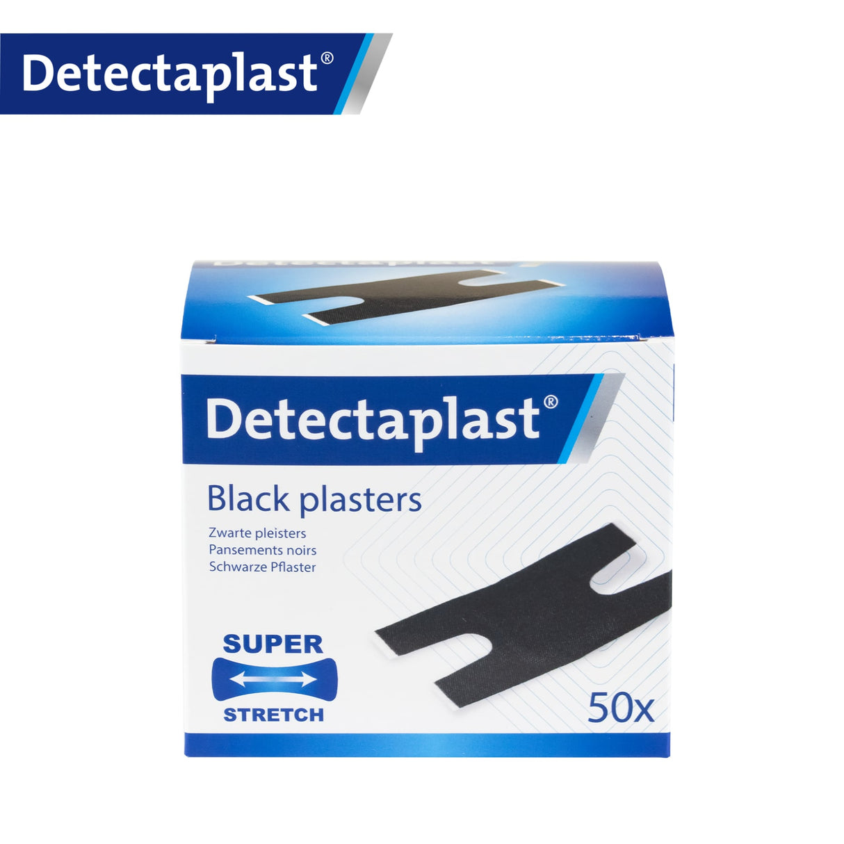 Detectaplast Super Stretch black Pflaster, schwarz – stark dehnbar und hypoallergen – Ansicht 13