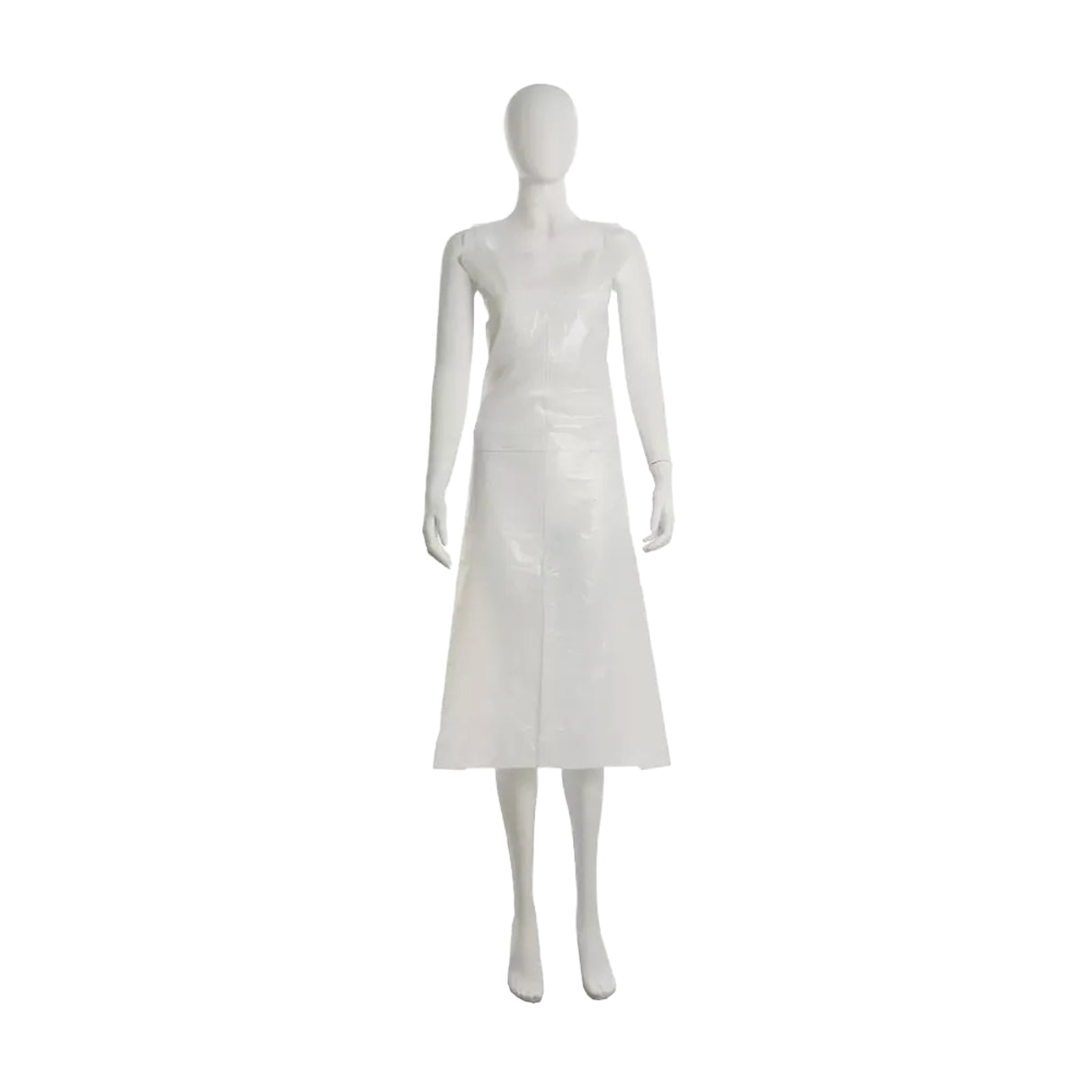 AMPri Med-Comfort Einwegschürze, 80 × 140 cm, weiß - 1 Packung = 50 Stück