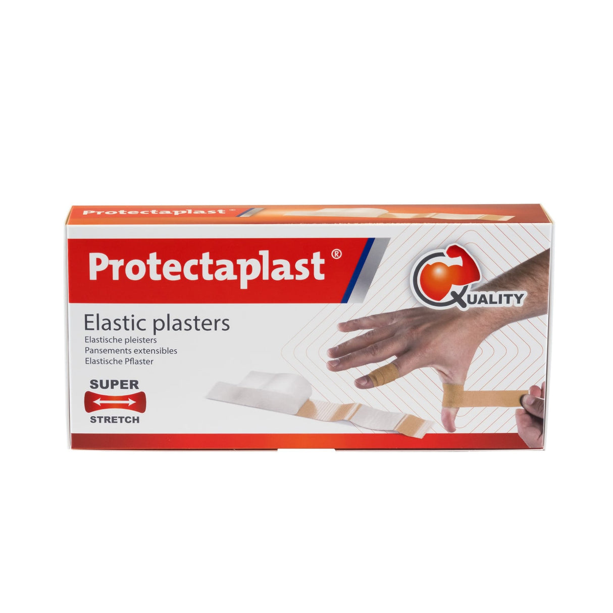 Protectaplast Super Stretch Pflaster, elastisch, beige – latexfrei, für viel bewegte Körperstellen – Ansicht 15
