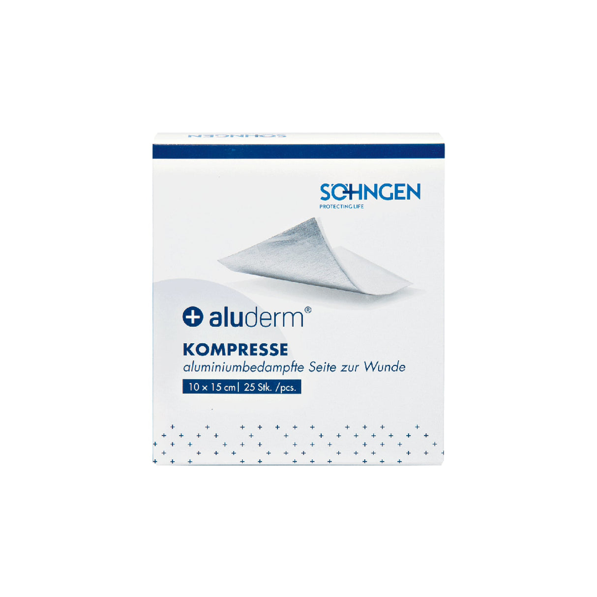 Söhngen aluderm Kompresse, 10 x 15 cm, steril