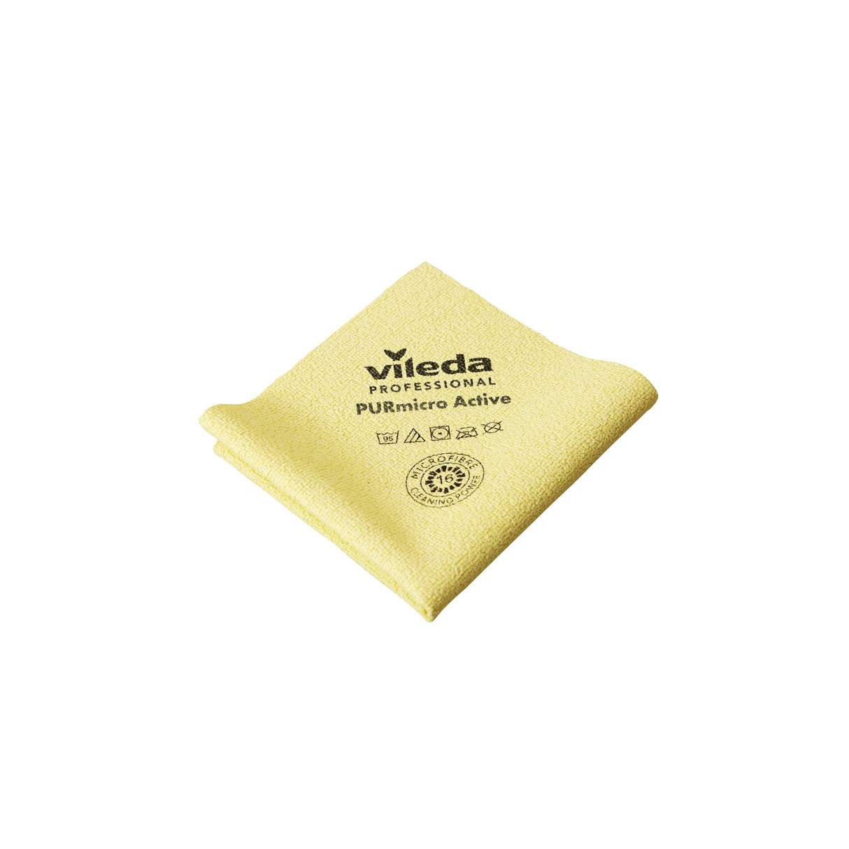 Vileda Professional PURmicro Active Microfasertuch, beschichtet – streifenfreie Reinigung von Glas & Edelstahl – Ansicht 4