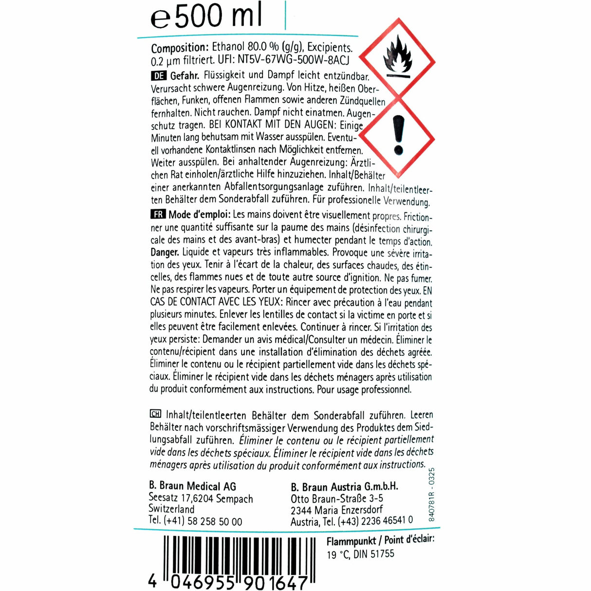 B. Braun Softa-Man Essential Händedesinfektionsmittel, ganzjährig einsetzbar – Ansicht 8