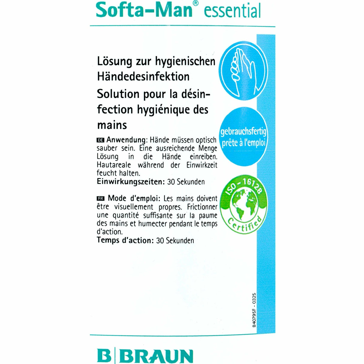 B. Braun Softa-Man Essential Händedesinfektionsmittel, ganzjährig einsetzbar – Ansicht 13