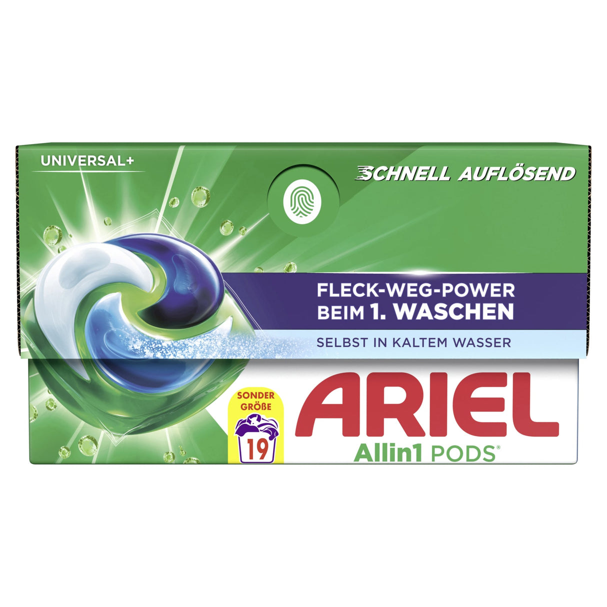 Ariel All in 1 PODS Universal+ Waschmittelpods mit 3-Kammer-Technologie – Ansicht 8