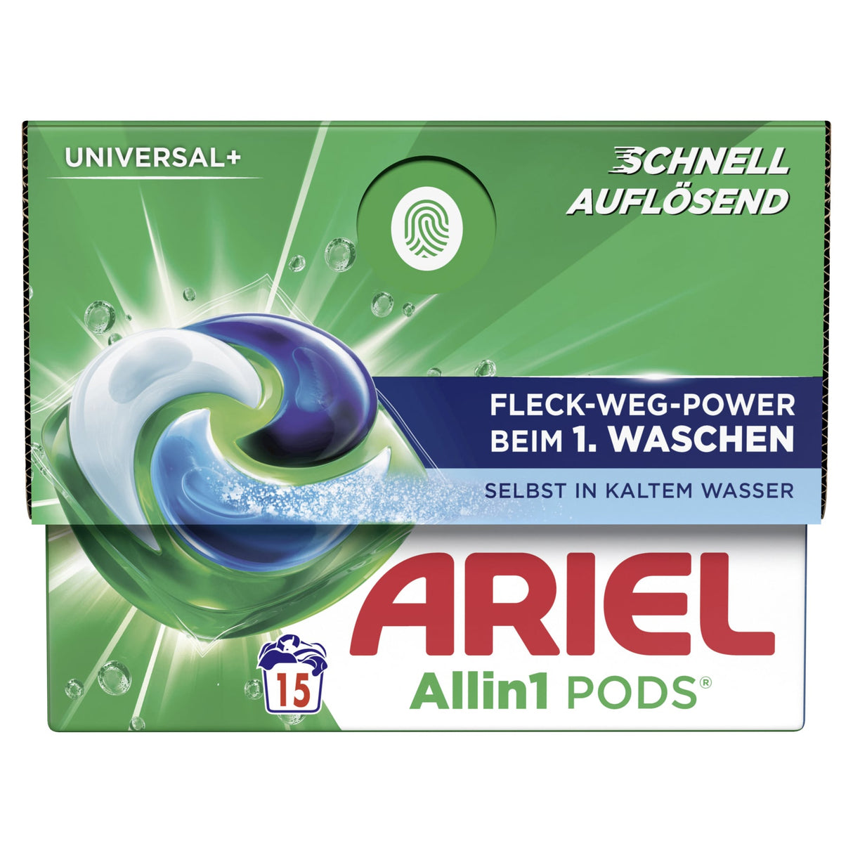 Ariel All in 1 PODS Universal+ Waschmittelpods mit 3-Kammer-Technologie – Ansicht 3