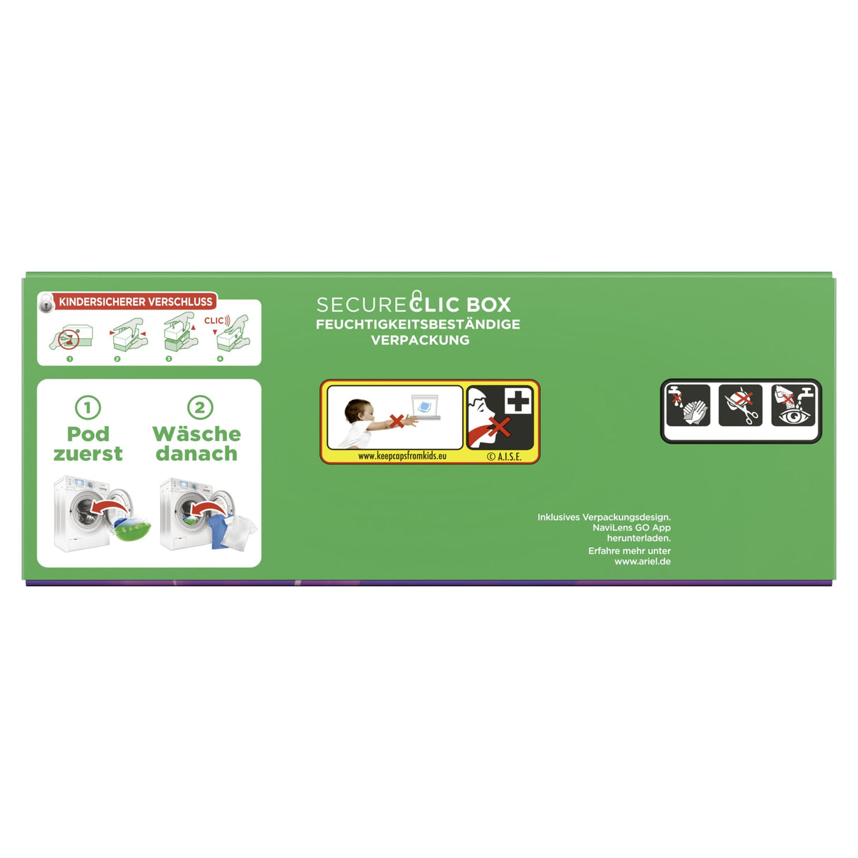 Ariel All in 1 PODS Color+ Colorwaschmittel für kraftvolle Fleckenentfernung – Ansicht 17