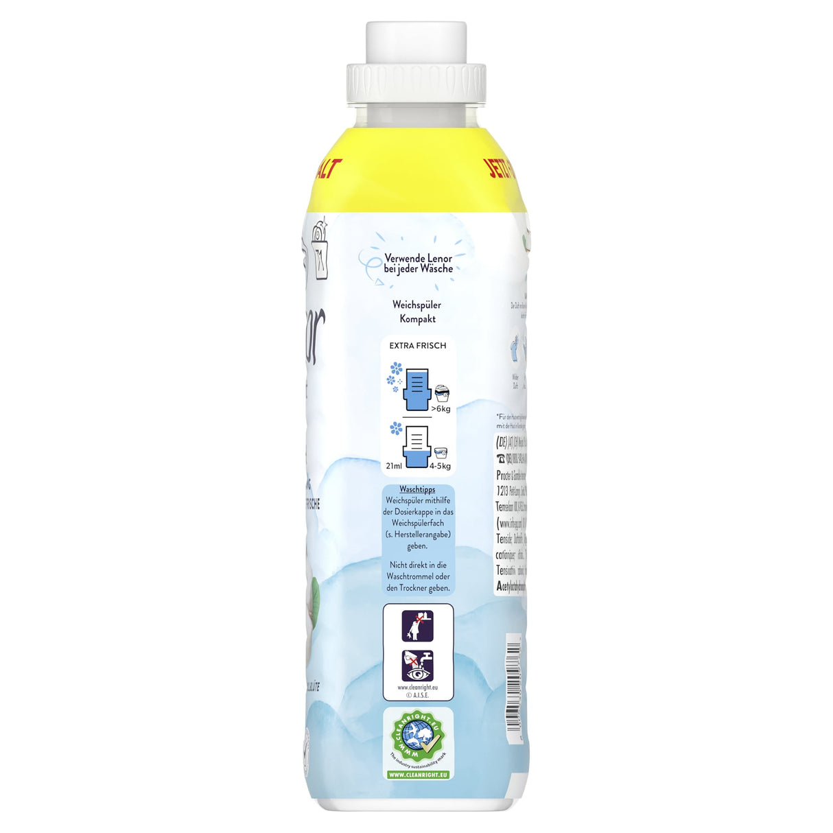 Lenor Light Weichspüler Frische Baumwollblüte, farbstofffrei – Ansicht 7