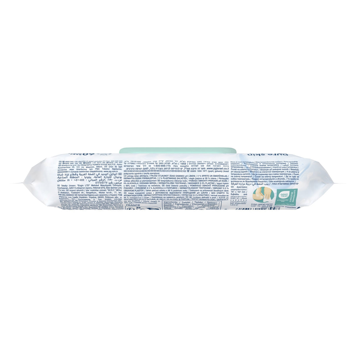 Pampers Feuchttücher 99% Water, parfüm- und alkoholfrei – Ansicht 7