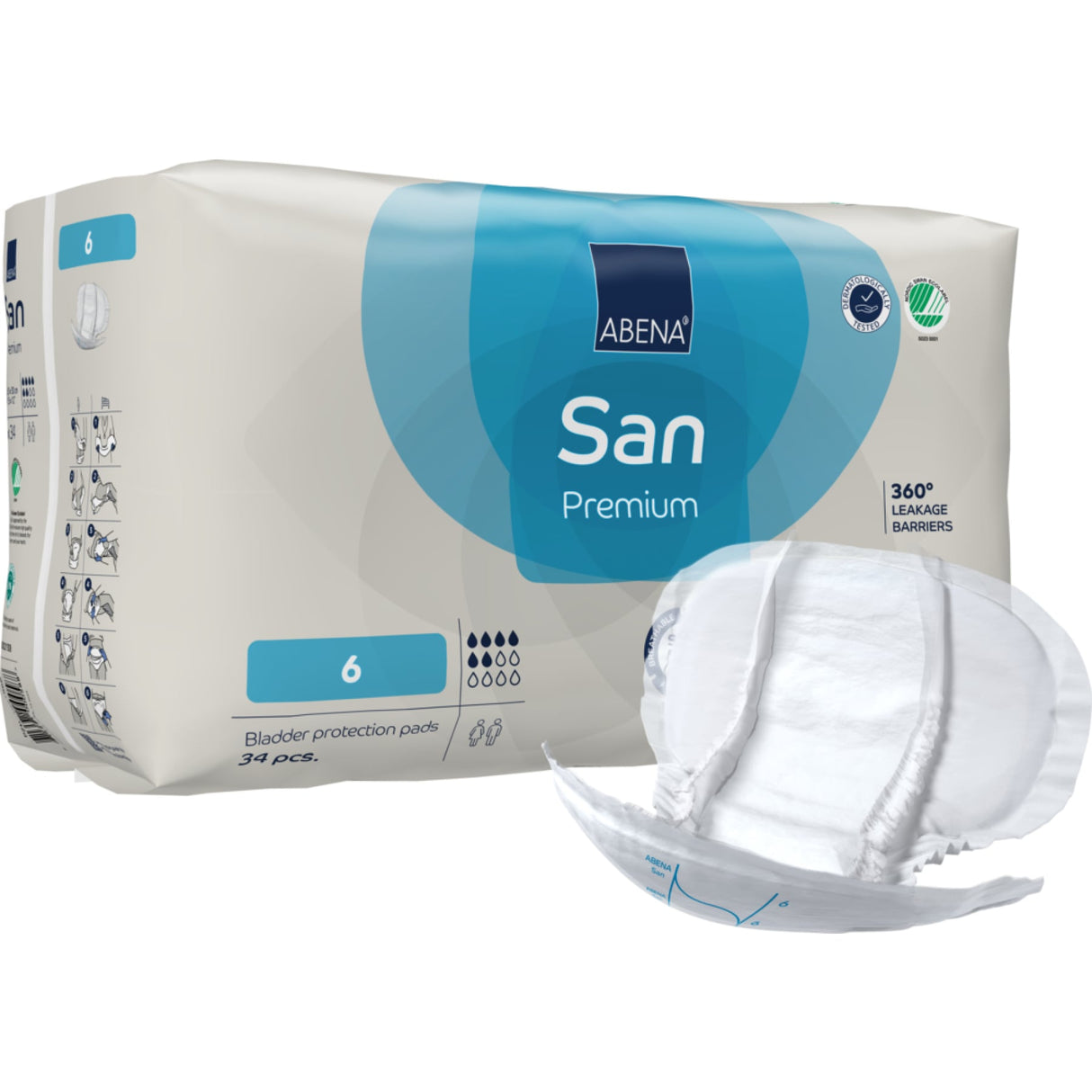 ABENA® San Premium Inkontinenzeinlagen – Größe 6