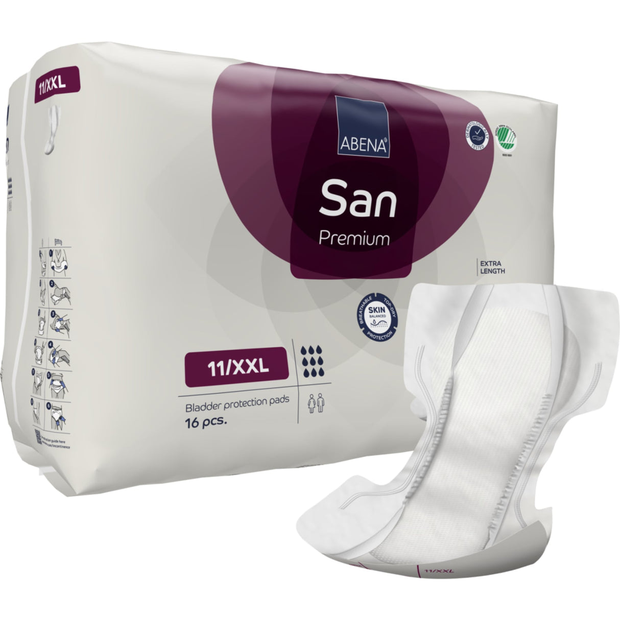 ABENA San Premium Bariatric Inkontinenzeinlagen - Groesse 11/XXL