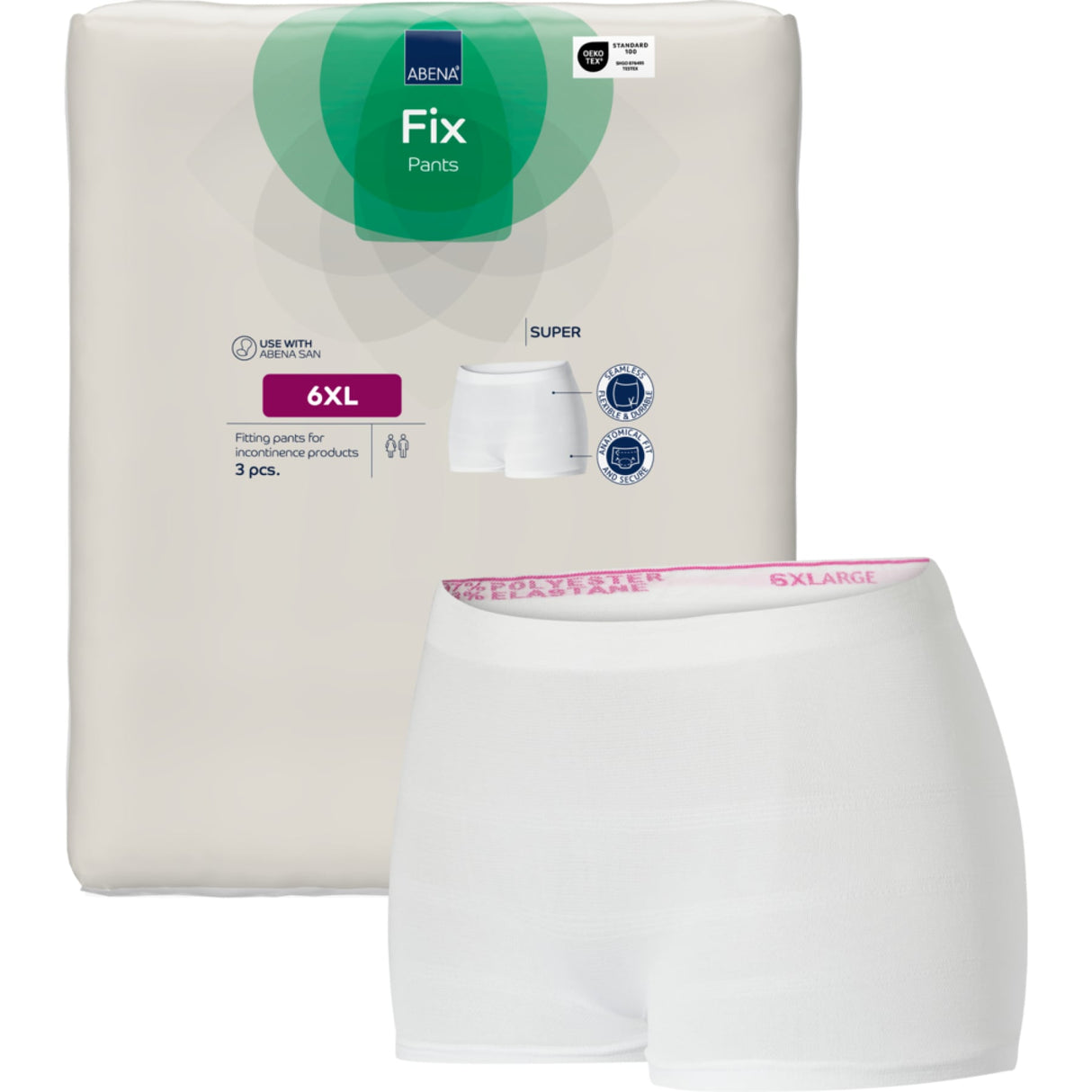 ABENA Fix Pants Super Fixierhose weiß