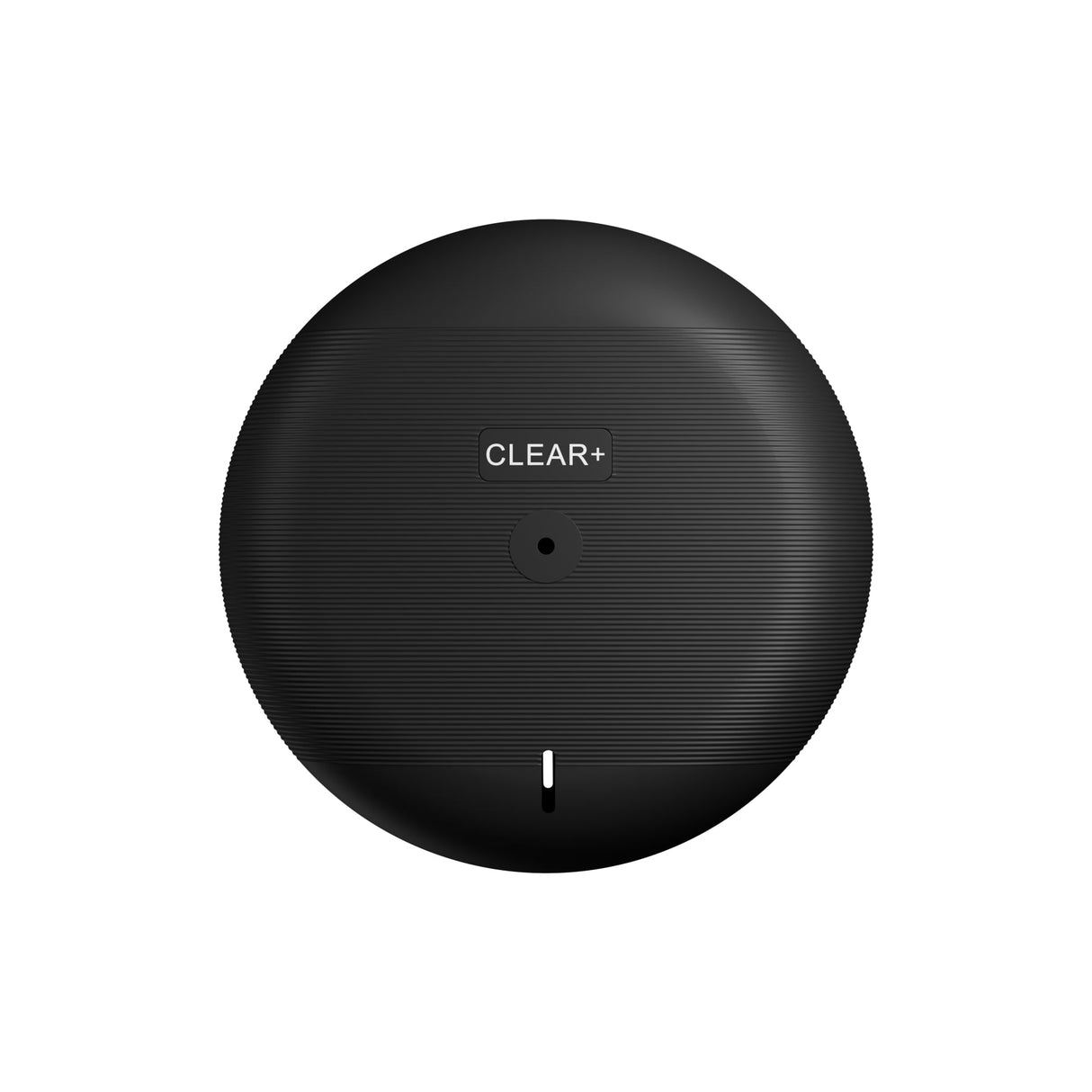 CWS Clear+ EcoBlack Centerfeed Toilettenpapierspender, schwarz, abschließbar, mit Sichtfenster